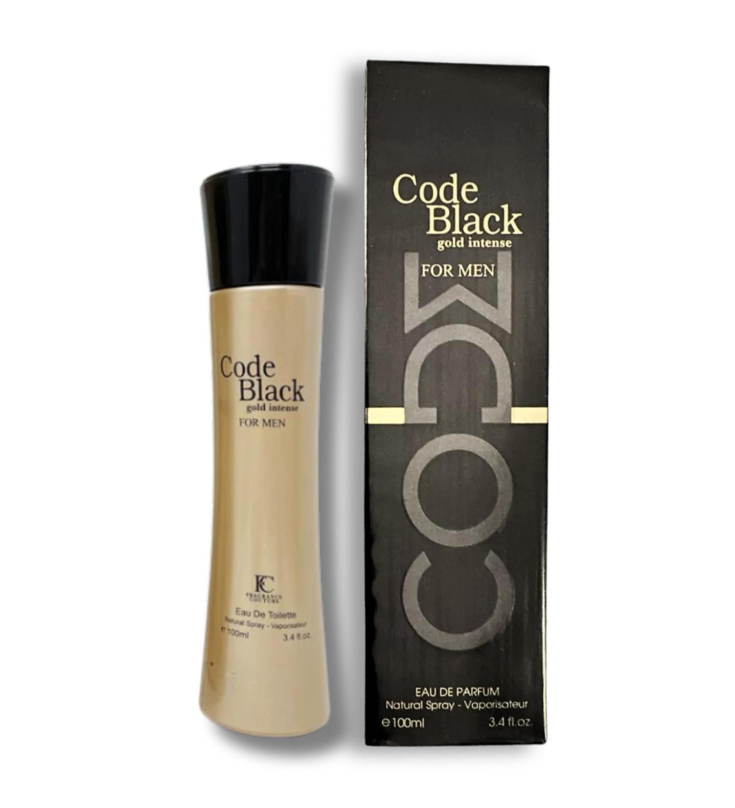 CODE BLACK GOLD INTENSE FOR MEN EAU DE PARFUM 3.4 FL. OZ Amber Spicy fragrance for men. - Buy Online on GoSupps.com