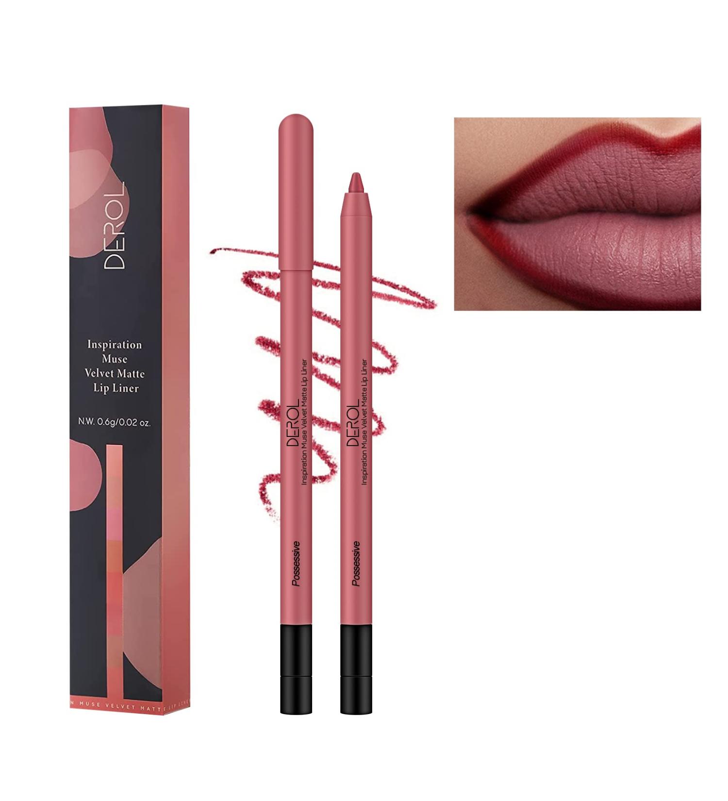 FREEORR Matte Lip Liner Pencil - Long Lasting Lip Makeup with Sharpener #5 - Buy Online on GoSupps.com