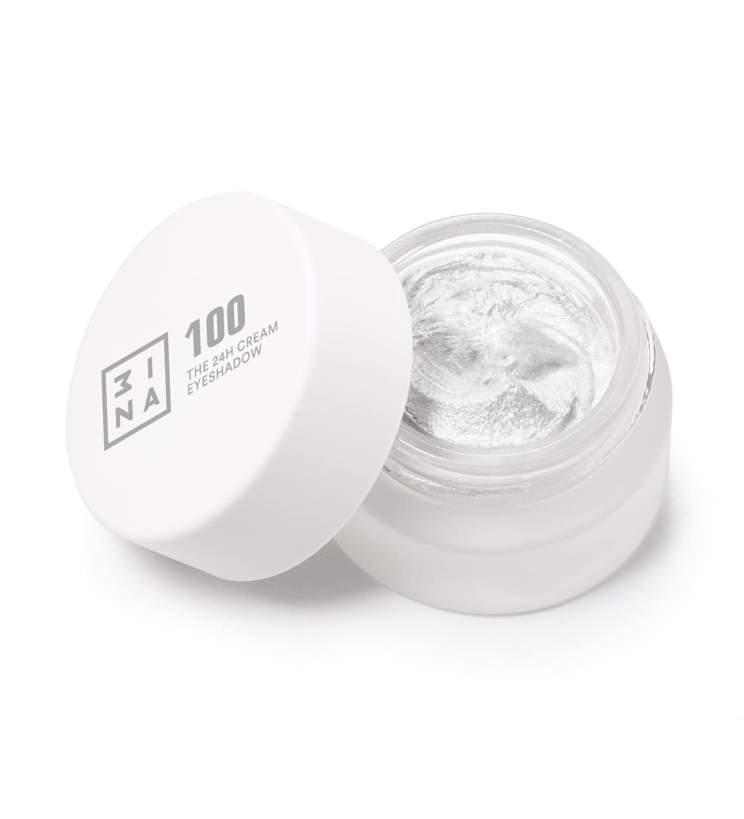 3INA MAKEUP - The 24H Cream Eyeshadow 100 - White - 24H Long-Lasting Cream Eyeshadow - Matte and Shimmering Shades - High Pigmentation - Waterproof Formula - Vegan - Cruelty-Free - Buy Online on GoSupps.com