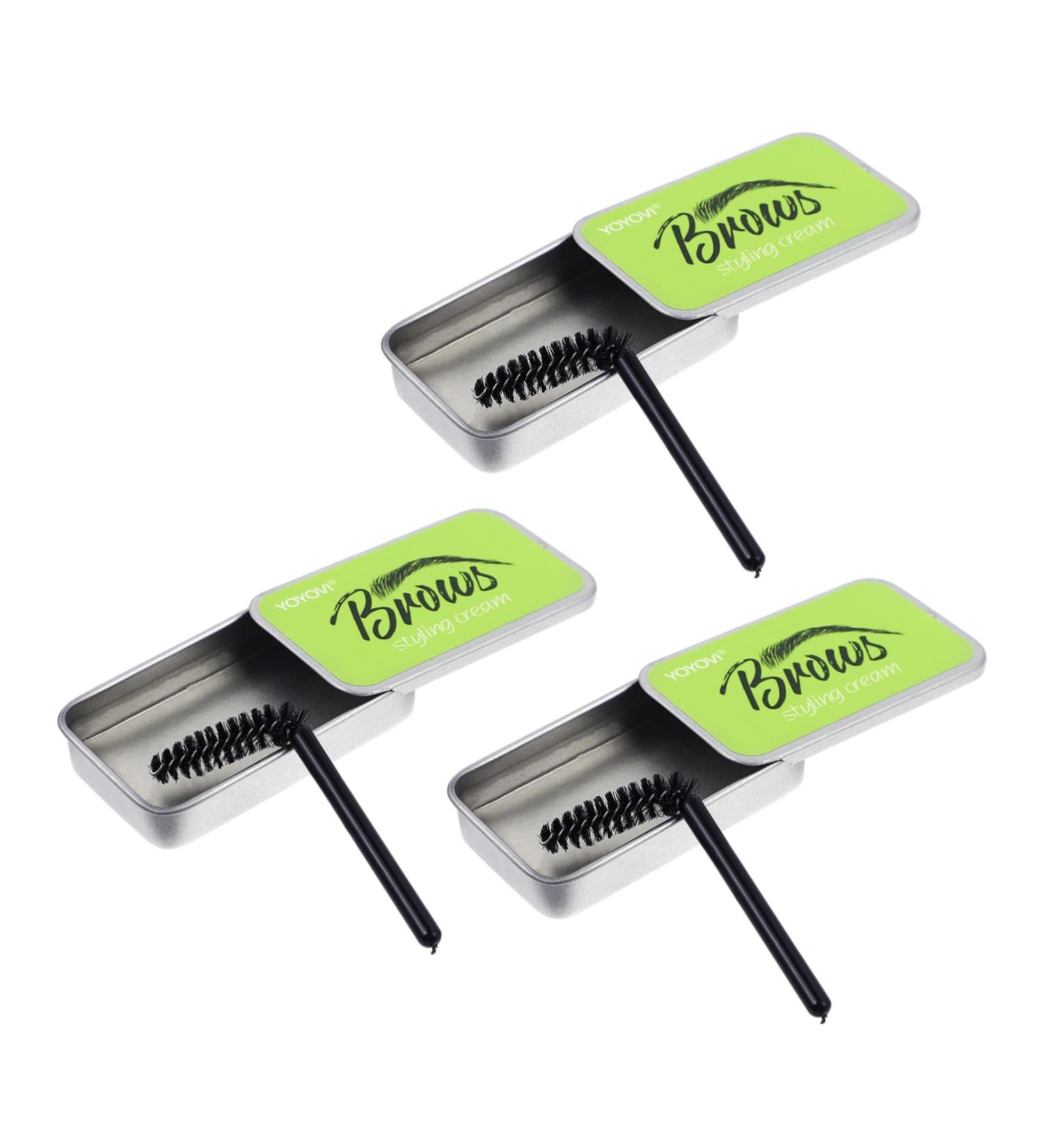 Healeved 3 Sets Natural Mascara Eyebrow Enhancer Gel Makeup Accessory Brow Shaping Soap Eyebrow Soap - Buy Online on GoSupps.com