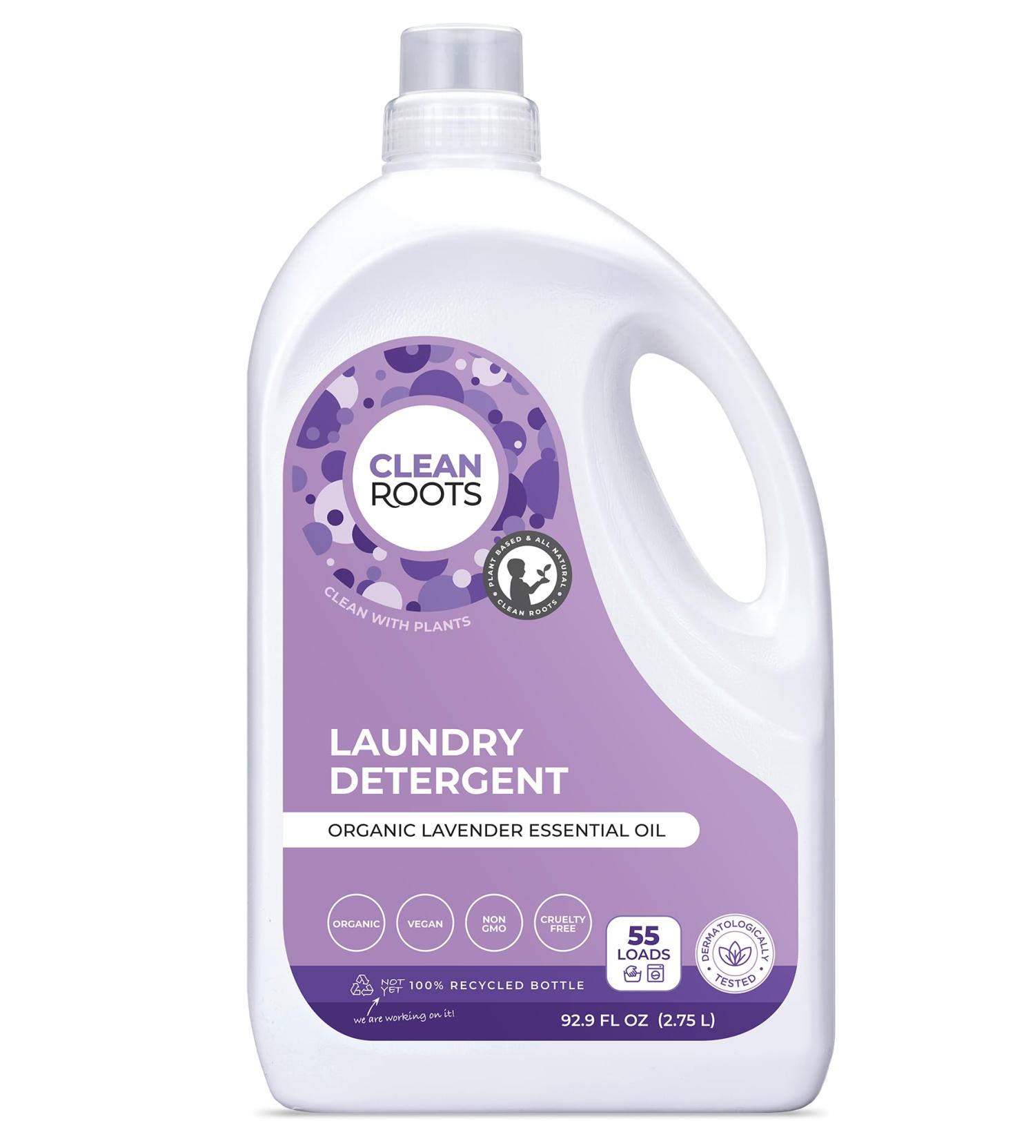 Organic Lavender Laundry Detergent | EcoGarantie Certified | 55 Loads | 100% Natural & Dermatologically Tested - Buy Online on GoSupps.com