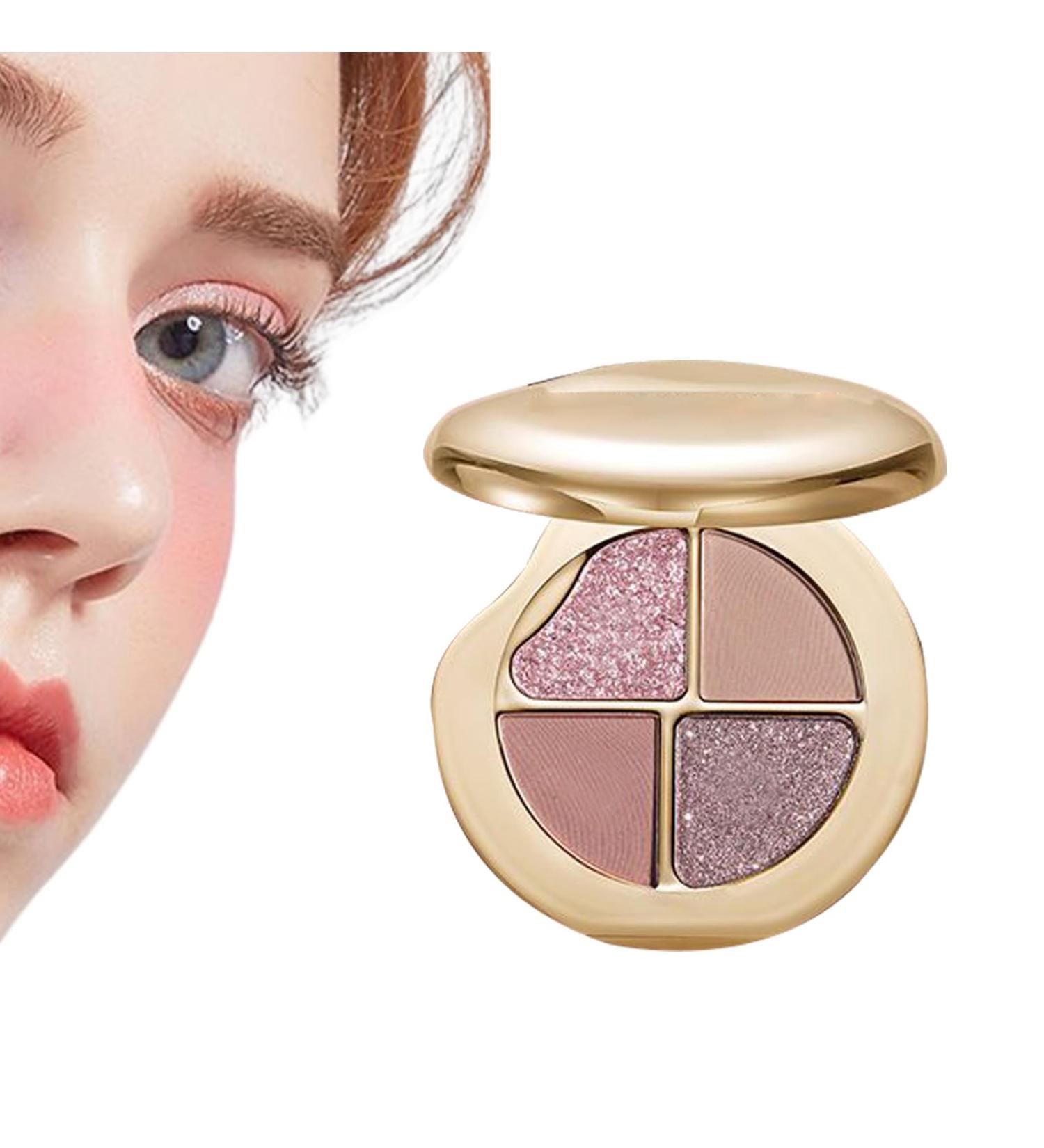 Makeup Eyeshadow Palette 4in1 Makeup Palette for Women Blush Highlighter Glitter Suitable for Women Teens Girls Travel No 5 - Buy Online on GoSupps.com