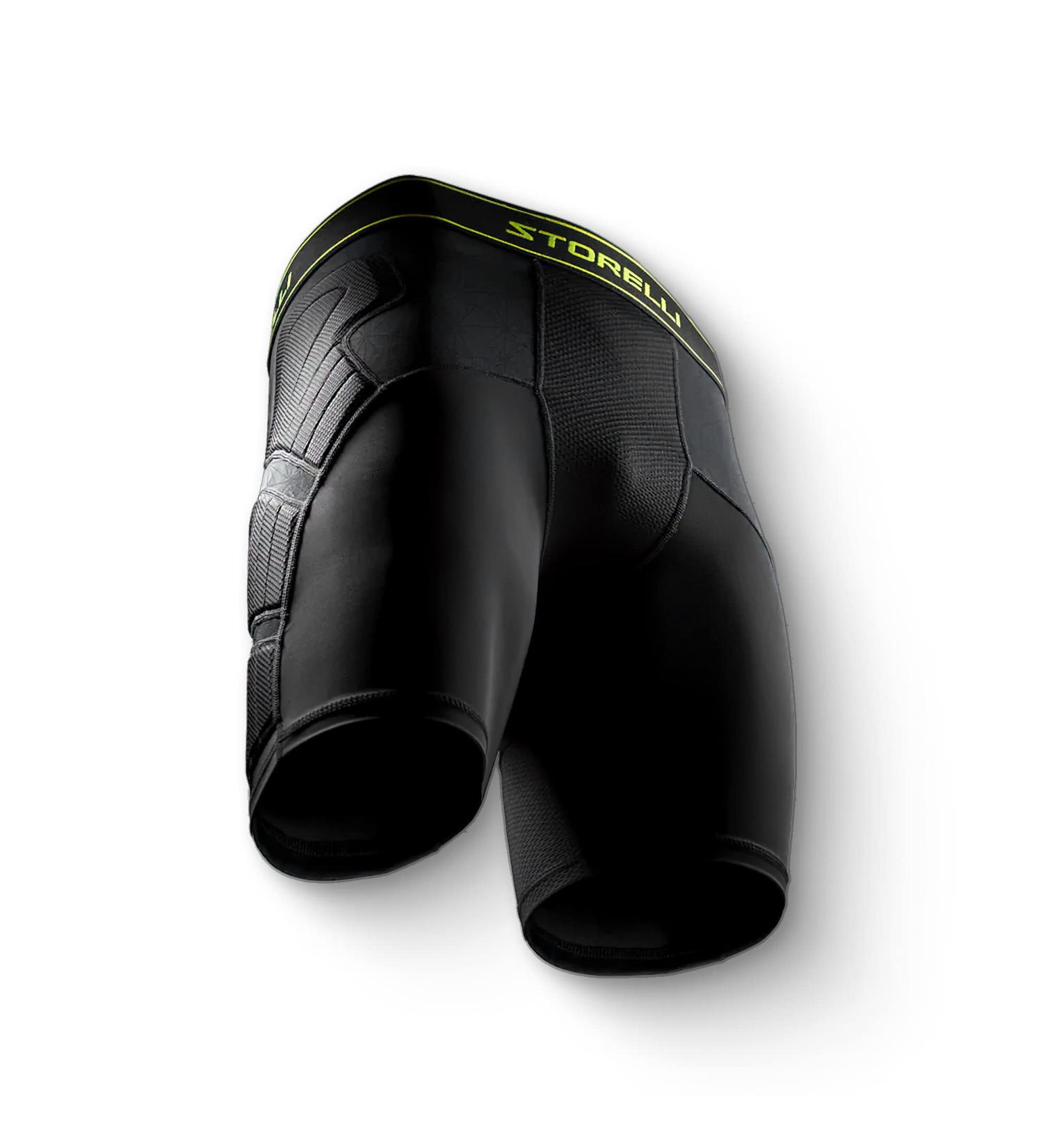 Storelli Unisex Bodyshield Impact Protection Crushed Shorts | Waded Soccer Compression Pants | Enhanced Lower Body Protection for Athletes - Buy Online on GoSupps.com