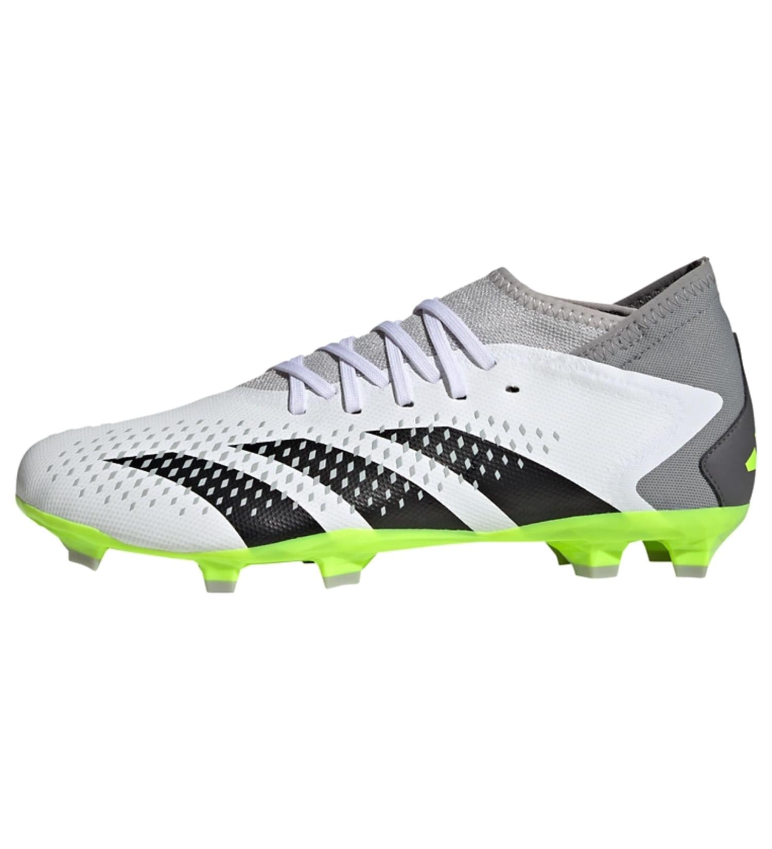 Buy adidas Unisex Predator Accuracy.3 Firm Ground Boots - 44 2/3 EU | Ftwr White/Core Black/Lucid Lemon | International Shipping Available - Buy Online on GoSupps.com