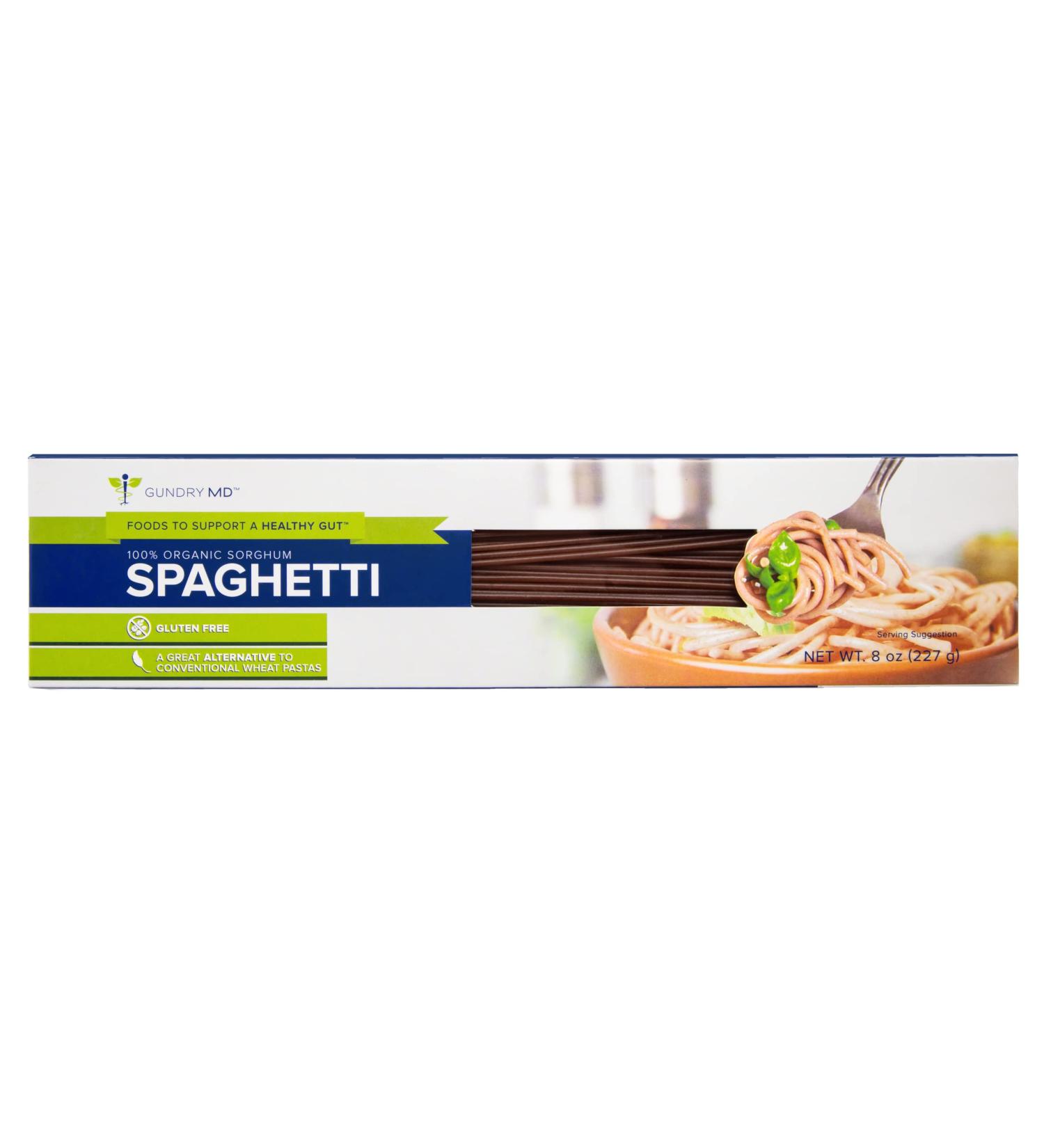 Gundry MD 100% Organic Sorghum Spaghetti Noodles, Product of Bolivia, 8 Ounce