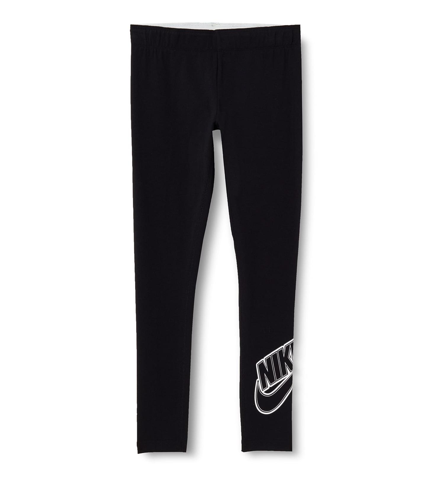 Nike Girls' Leggings 7-8 Years - Black/White | Stylish & Comfortable International Shipping - Buy Online on GoSupps.com