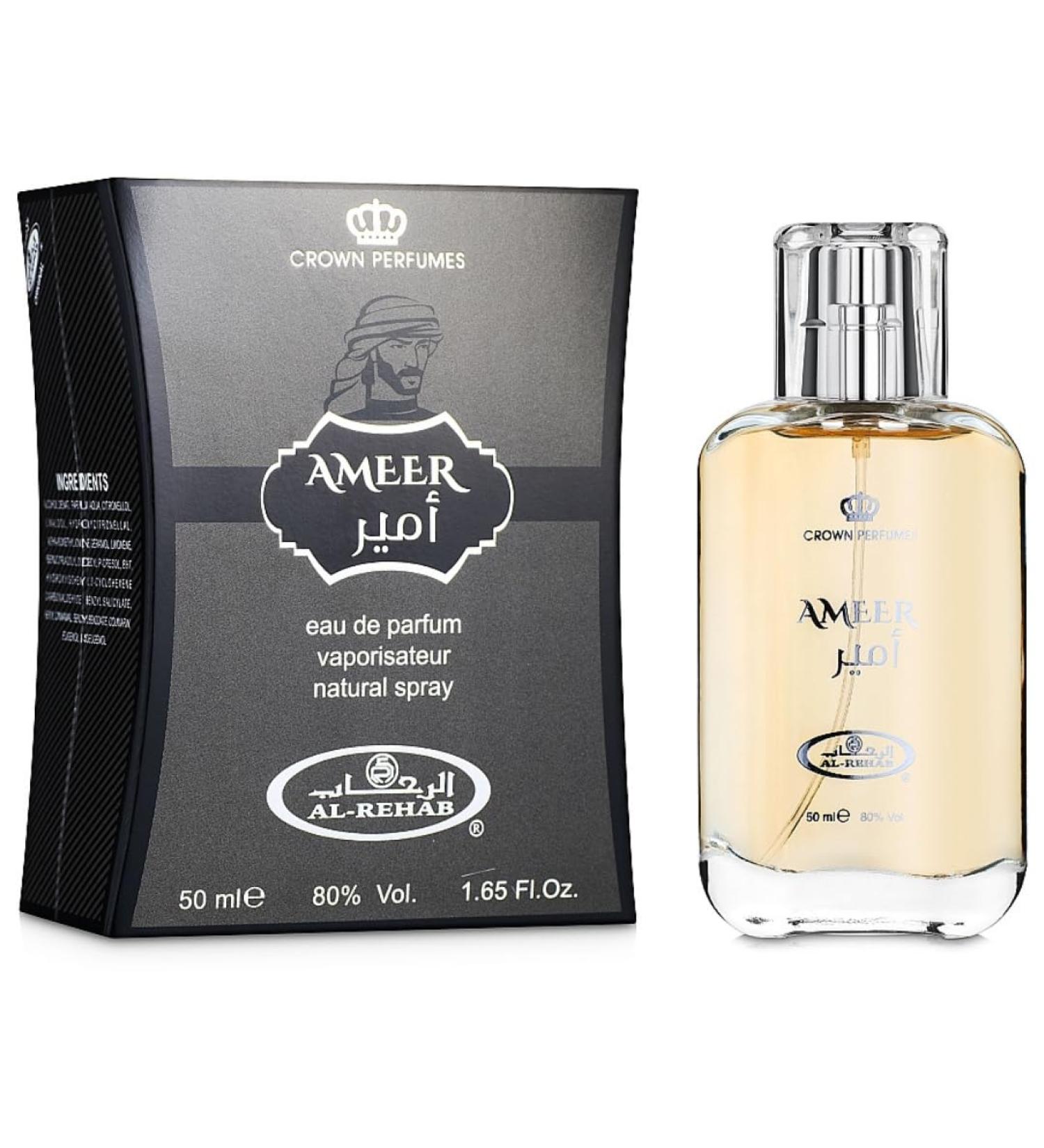 Al-Rehab Ameer EDP - 50ML (1.7 OZ) Long Lasting & Luxurious Scents of Arabia Perfumes For Men & Women. 1.7 Fl Oz (Pack of 1) Ameer Spray - Buy Online on GoSupps.com