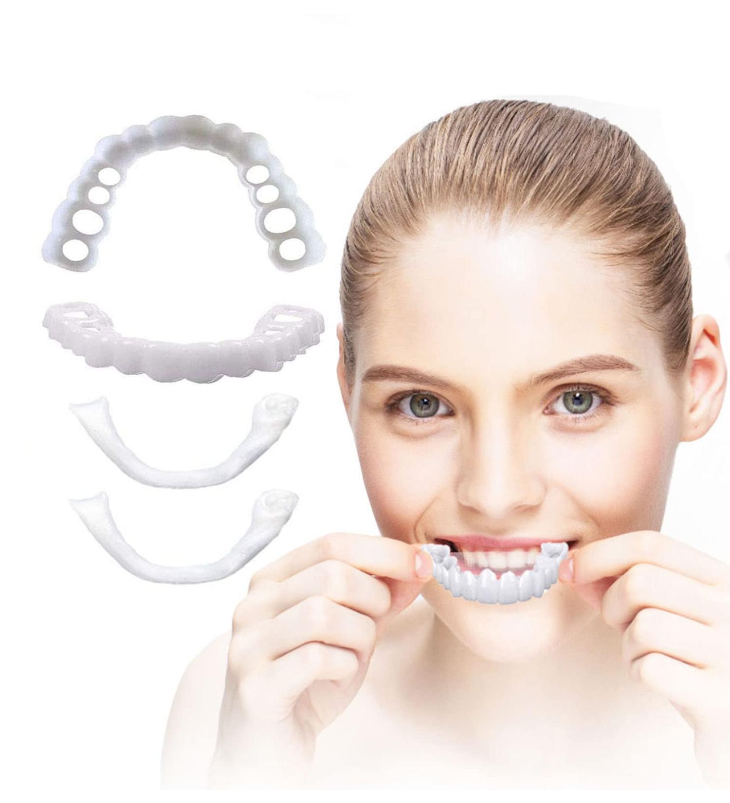 Buy WTTFC 2 Pairs Cosmetic Teeth - Temporary Dental Repair Veneers & Dentures for Missing Broken Tooth | Fast International Shipping - Buy Online on GoSupps.com