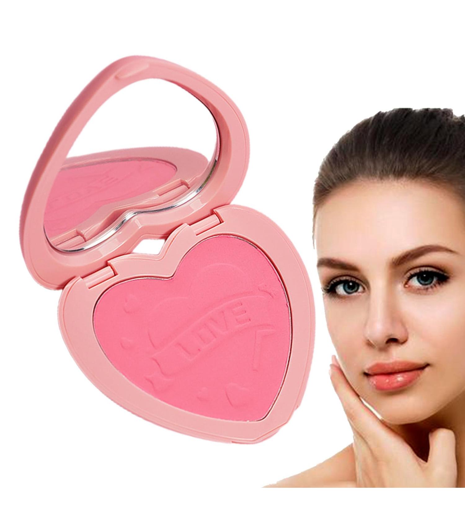  bellv Blush Powder Face Blush Powder Highly Pigmented Blush Powder for Cheeks Face Daily Beauty Products for Travel Meeting Home Work Work Bellv - Buy Online on GoSupps.com