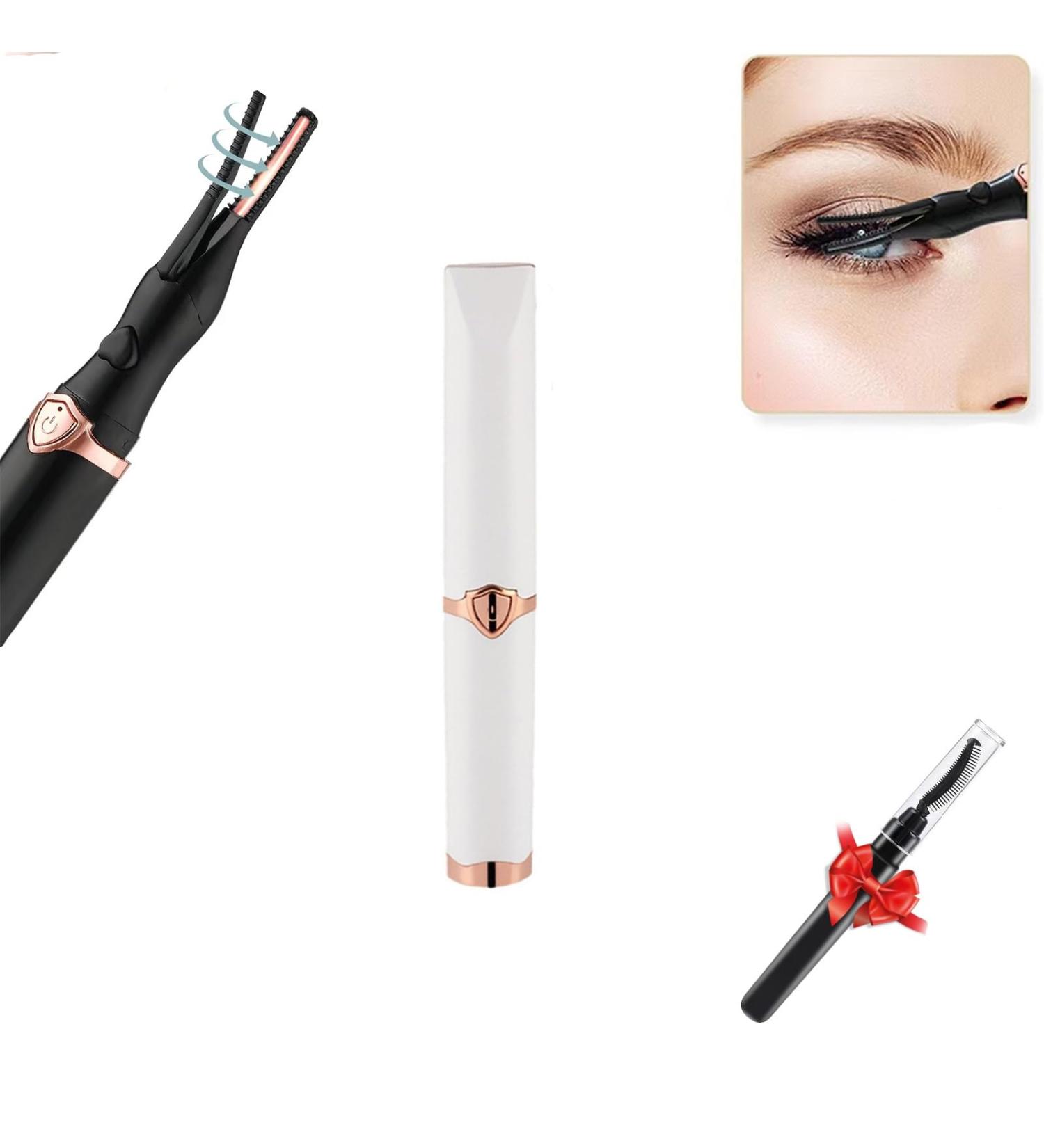 Heated Eyelash Curler Eyelash Curler with Eyelash brush Lash Lift Magic Mascara Electric Heated Eyelash Curler USB Rechargeable Eyelashes Curler Electric Eyelash Tool (Color : White) - Buy Online on GoSupps.com