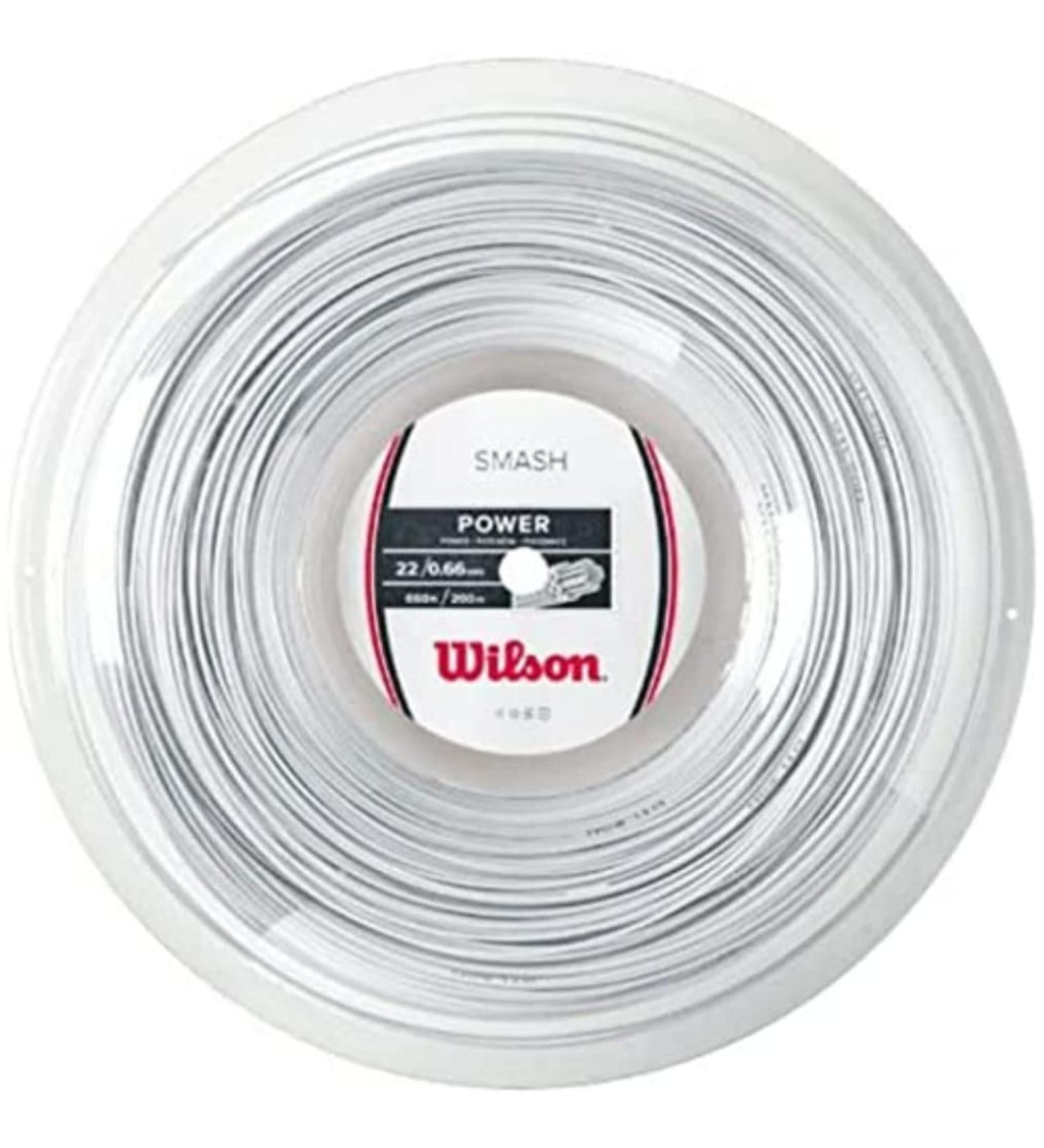 Wilson Smash 66 Badminton Strings - 10m & 200m | Unisex Adult White | Shop Internationally - Buy Online on GoSupps.com