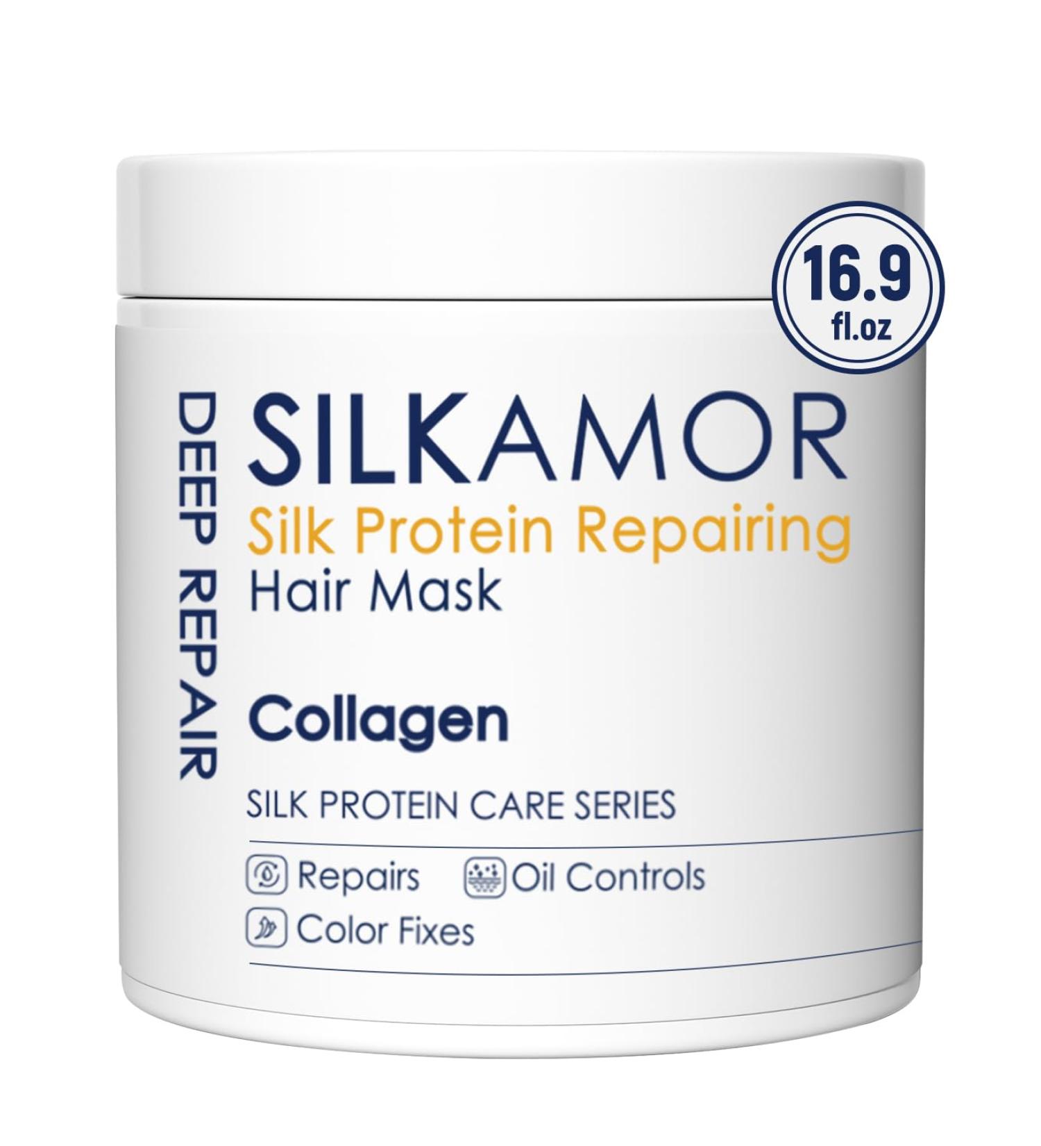 Proteine Cheveux Masque Cheveux Secs et Abim S Texture Ultra L G Re Soin R Parateur Nourrissant et Fortifiant Pour Les Cheveux Proteine de Soie Cheveux et S Ricine Parfum Doux 500 ml (Laiteux) - Buy Online on GoSupps.com