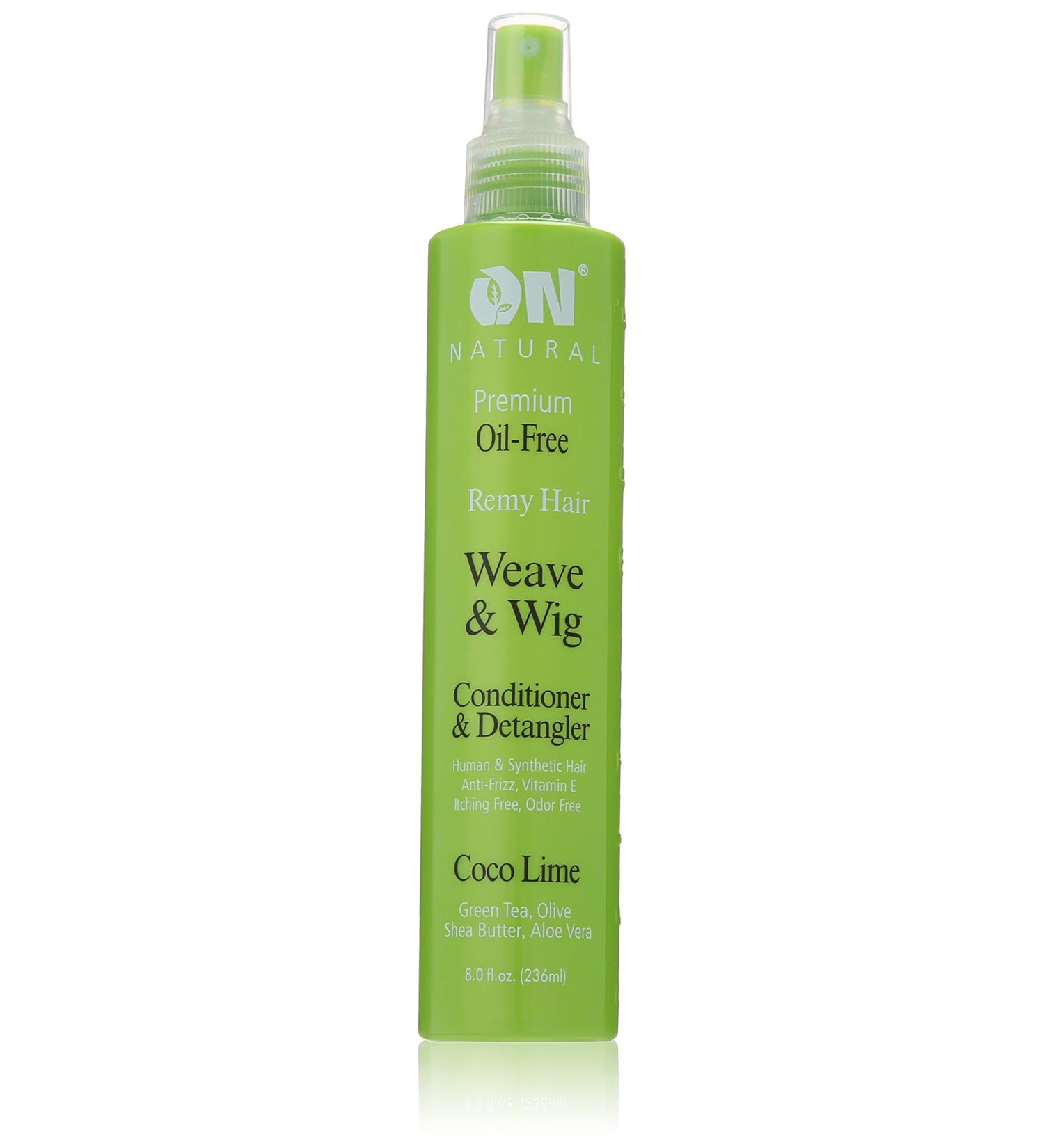 ON Organic Natural Premium Oil-Free Weave & Wig Spray Coco Lime 8 fl oz - Moisturizing Hair Care - Buy Online on GoSupps.com