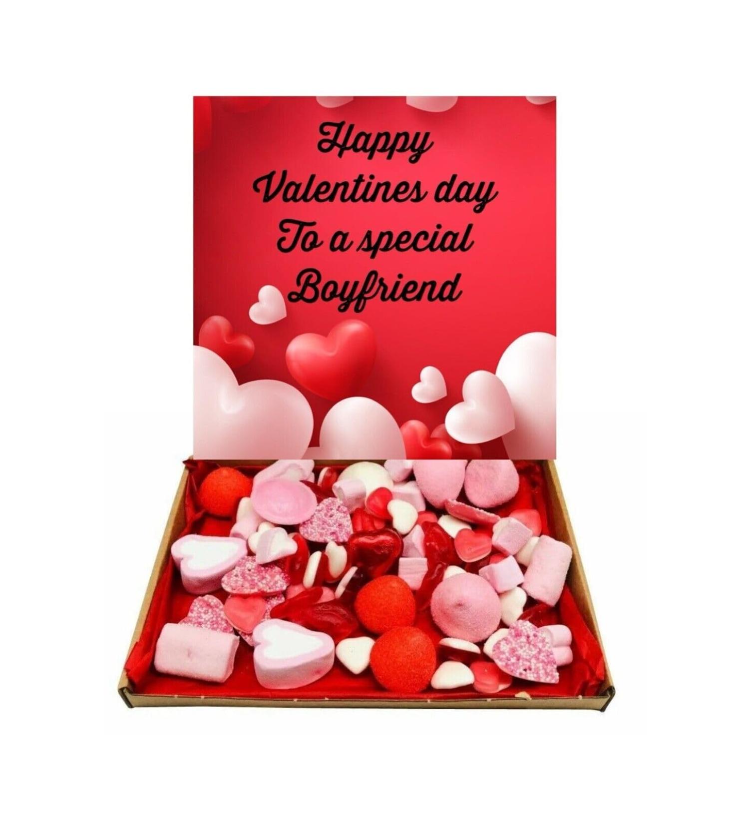 Happy Valentines Day Pick n Mix Sweet Hamper Gift Present Boyfriend - Buy Online on GoSupps.com