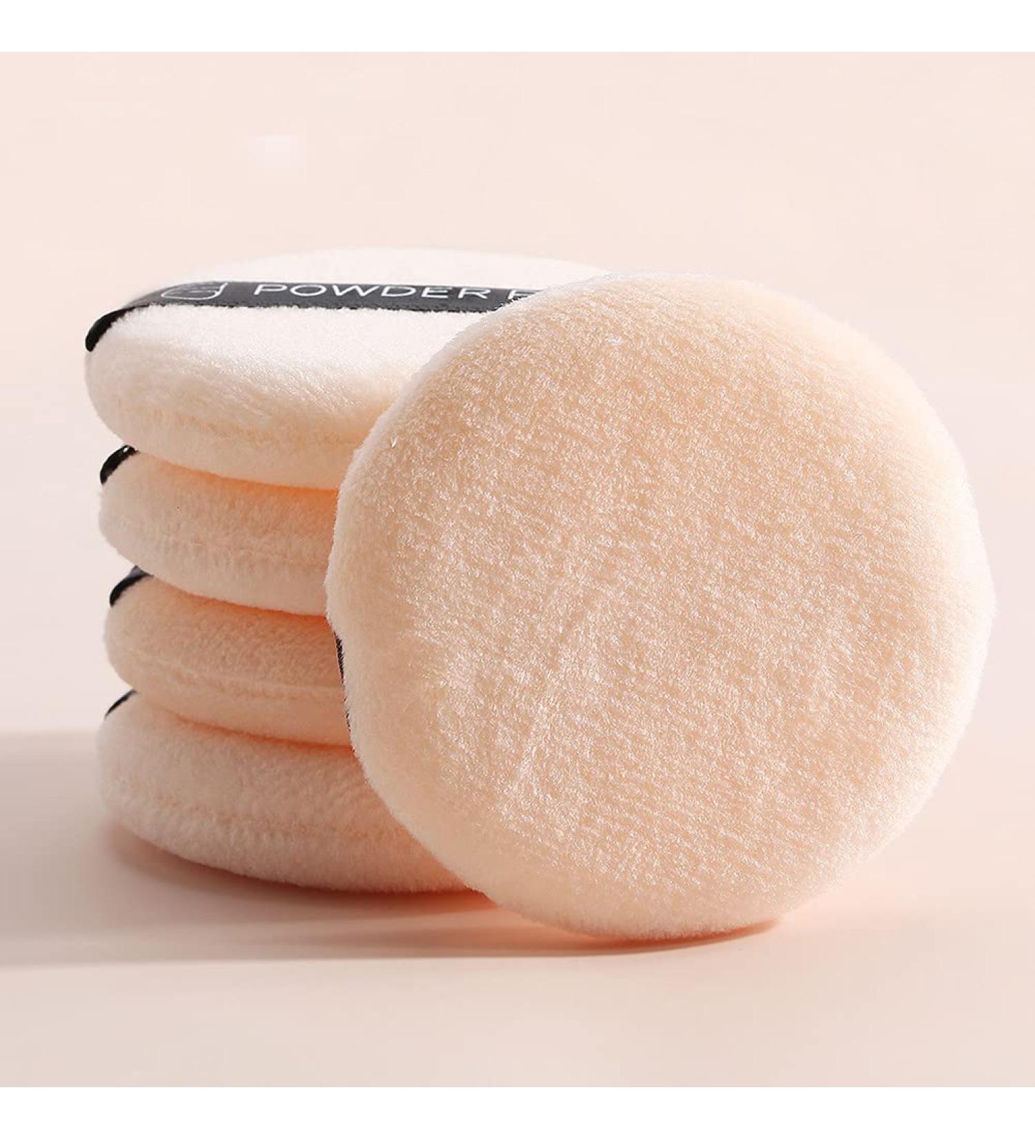 AllbestAye 5-Piece Round Makeup Powder Puff Set - Latex-Free Air Cushion for Liquid Foundation Cream Powder & Concealer - Buy Online on GoSupps.com