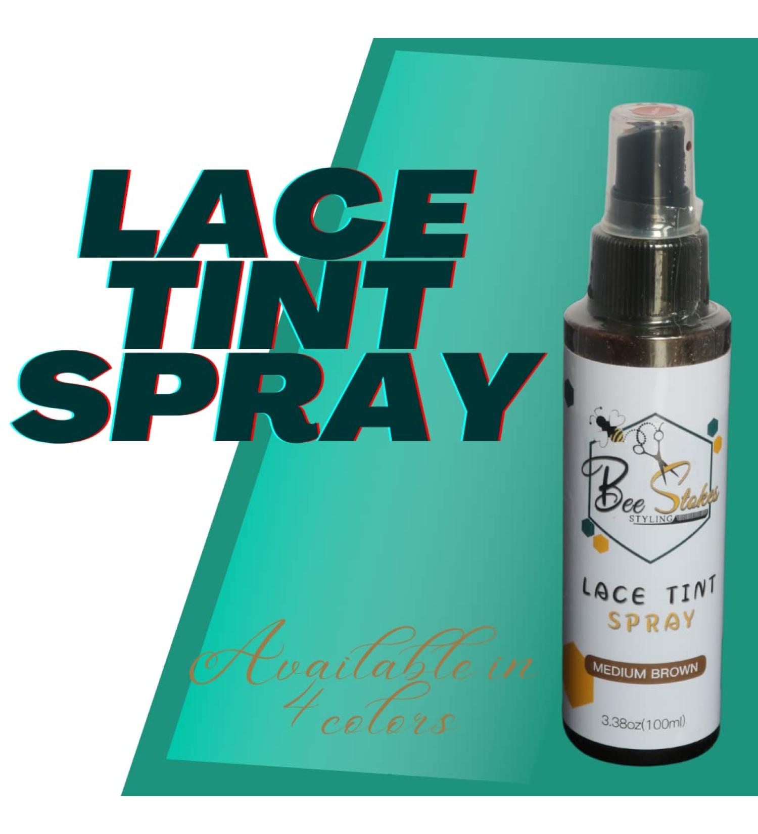 Lace tint spray for wigs (medium brown) - Buy Online on GoSupps.com