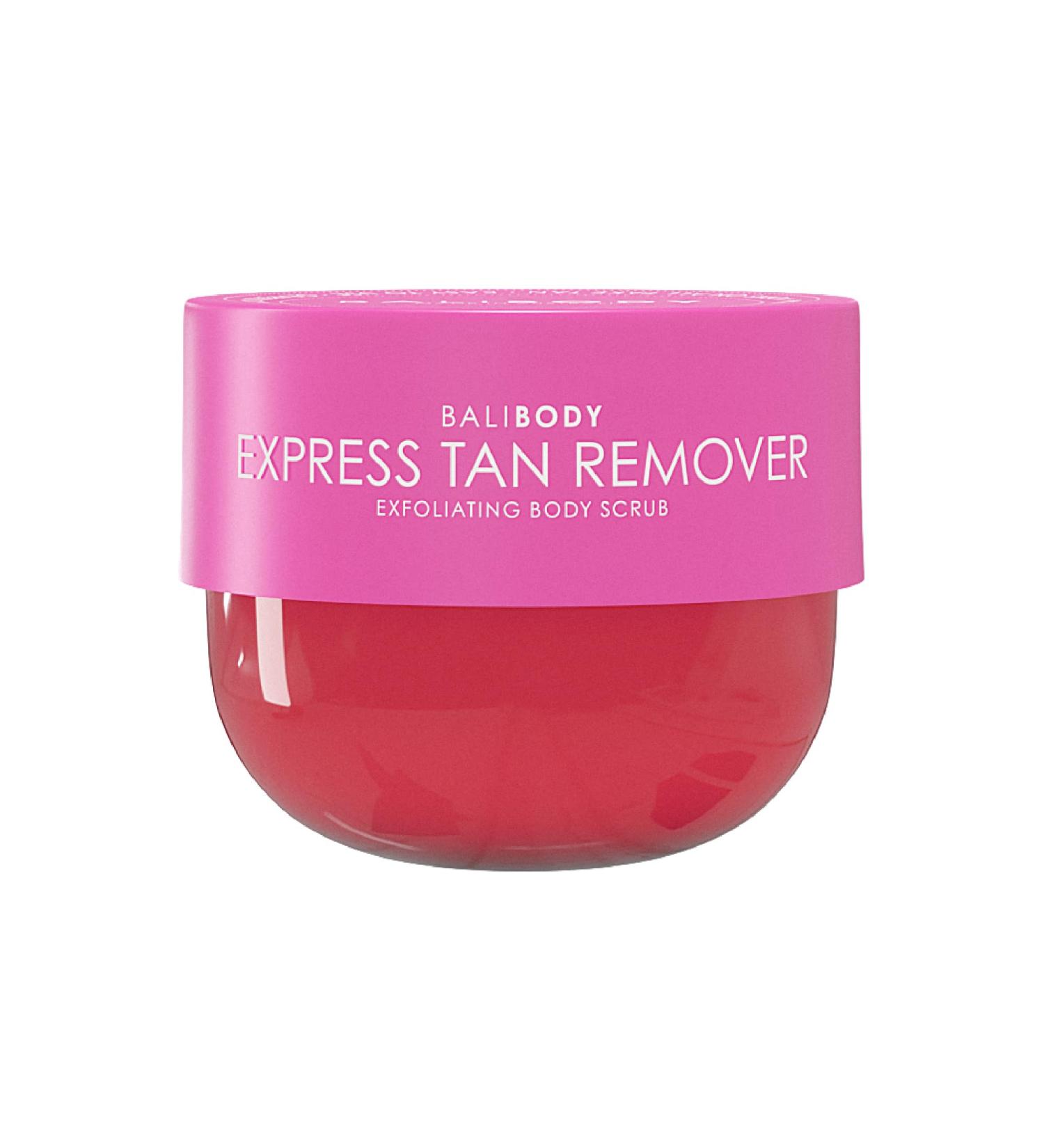 Bali Body Express Tan Remover | Self Tanner Remover & Exfoliating Body Scrub | Fake Tanning Eraser for Streak-Free Skin | Works on Self Tan Fake Tan & Spray Tan | Vegan Grapefruit Scent - Buy Online on GoSupps.com