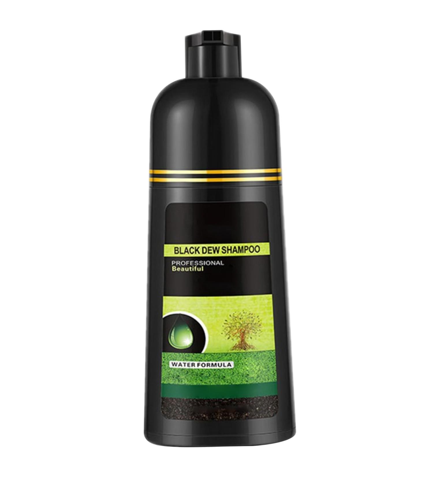Buy Natural Black Hair Dye Shampoo 500ml - Non-Irritating Plant-Based Foam for Women | Best Hair Care Solution - Buy Online on GoSupps.com