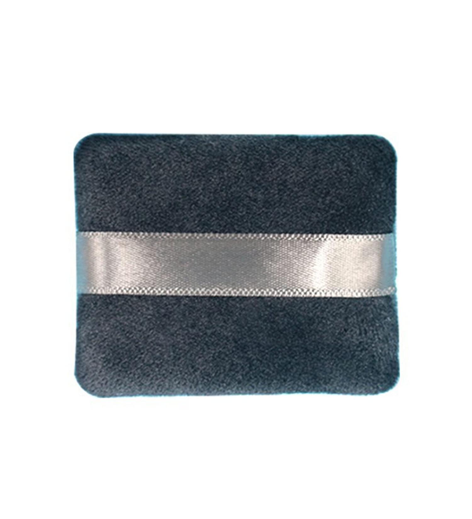 Love Heart Shape And Square Makeup Powder Puffs Ultra Soft Washable Makeup Foundation Powder Puffs Cotton Reusable Cosmetic Powder Puff With Straps For Loose Powder Mineral Powder (Black Square)