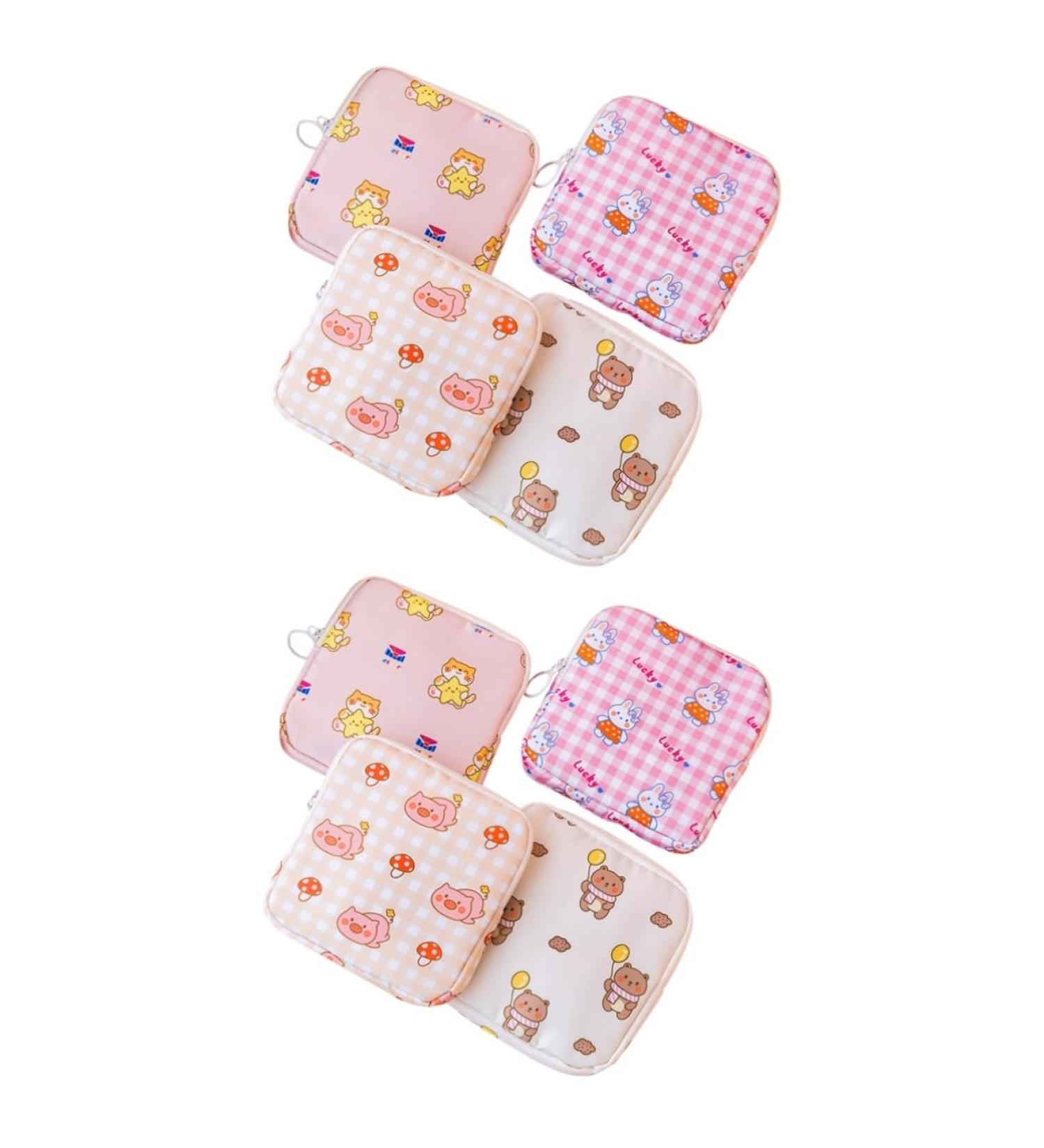 Healeved 8-Pack Tampon Holder & Period Pouch - Compact Menstruation Storage Bag for Women & Girls - Hygiene Pocket Organizer - Buy Online on GoSupps.com