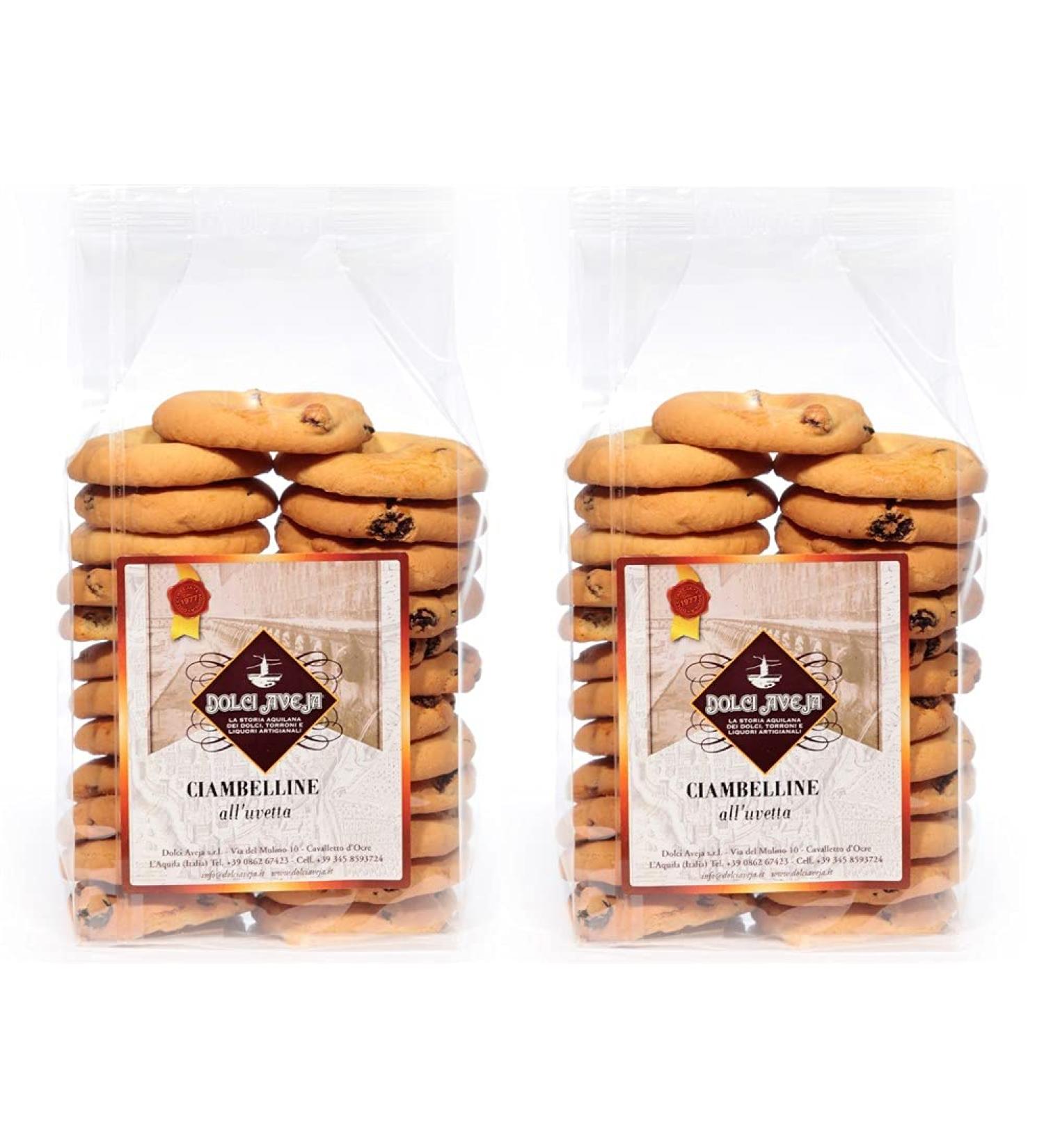 Ciambelline - Raisin biscuits - 2x400 gr - Dolci Aveja