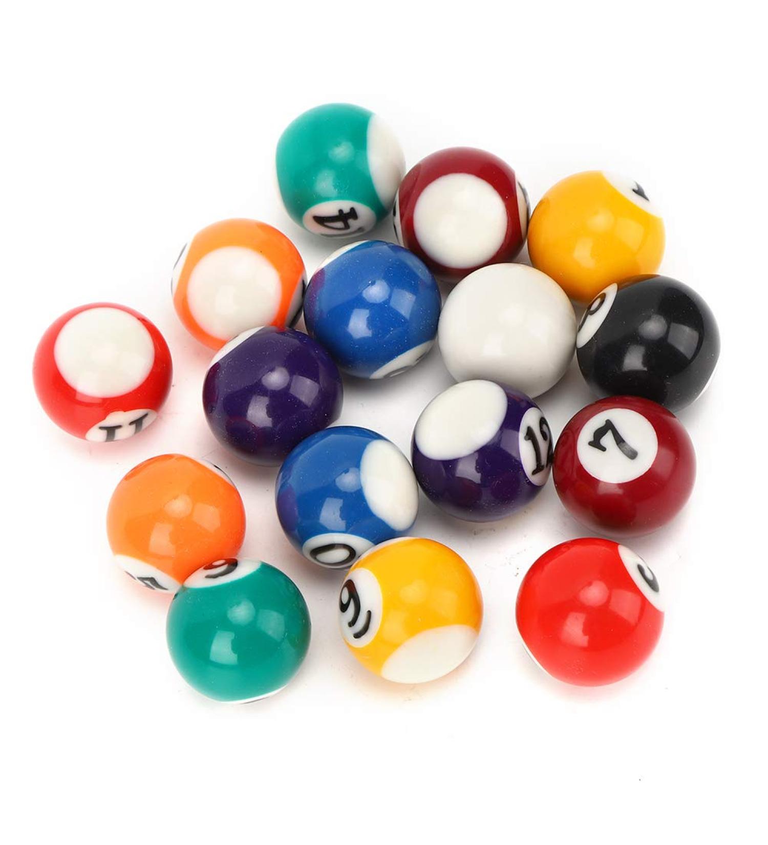 Mini Billiard Ball 2.5CM - Eco-Friendly Resin Toy for Kids' Recreation Games - Buy Online on GoSupps.com