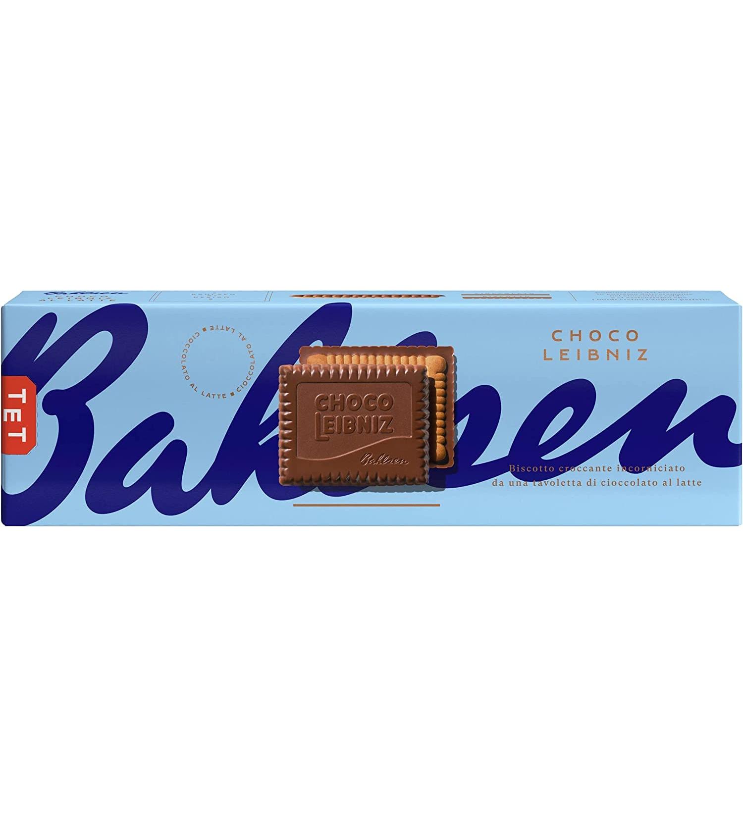  Italian Gourmet E.R. Bahlsen Choco Leibniz Latte Pack of 12 crispy cocoa biscuits covered with milk chocolate bars 125g + Polpa Italian Gourmet 400g - Buy Online on GoSupps.com