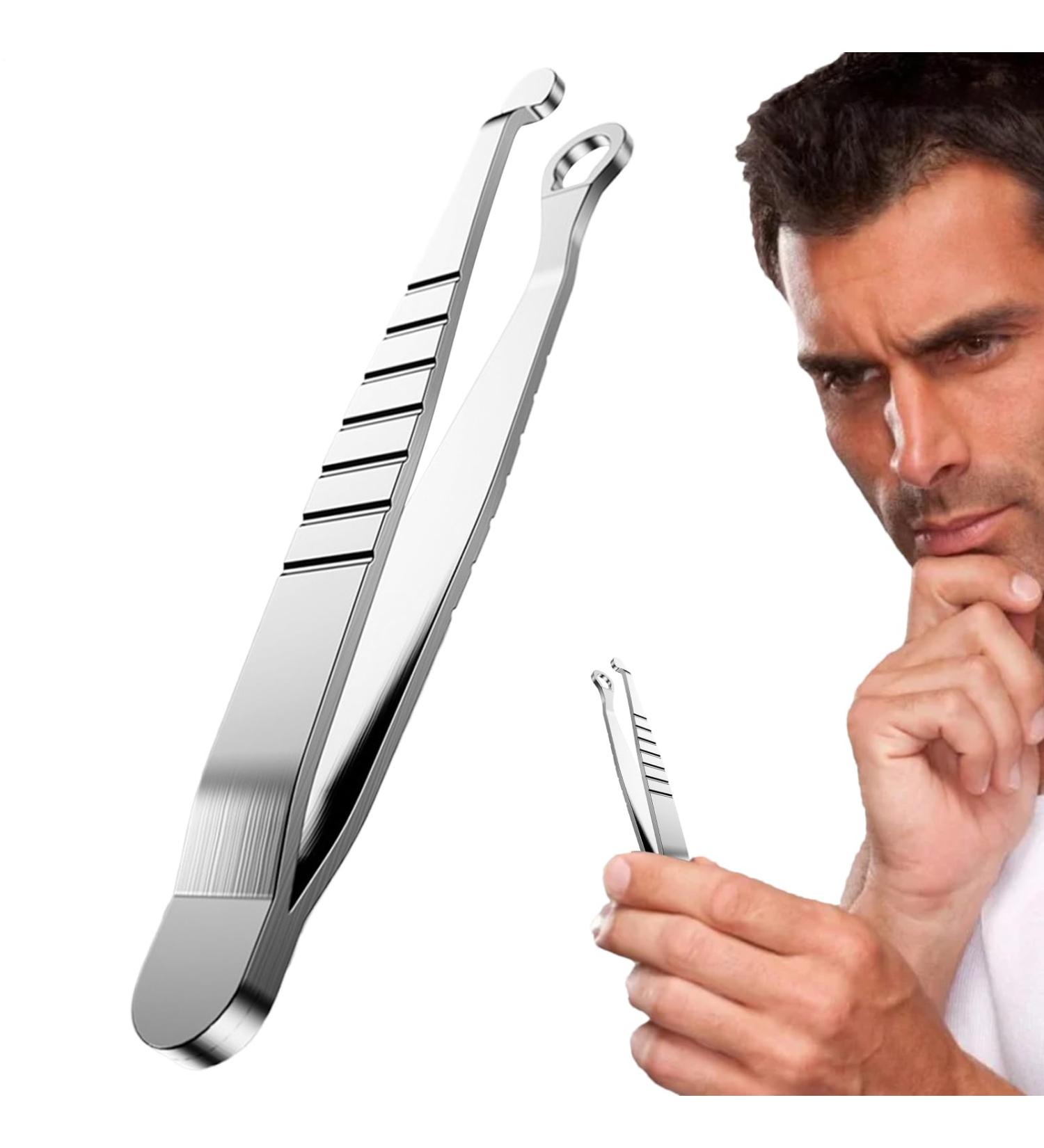 Women Nose Hair Tweezers Nose hair trimmer Anti Slip Round Point Shavers Precisely For and Dry Shaving Sensitive Skin Care Travel Body and Ear - Buy Online on GoSupps.com