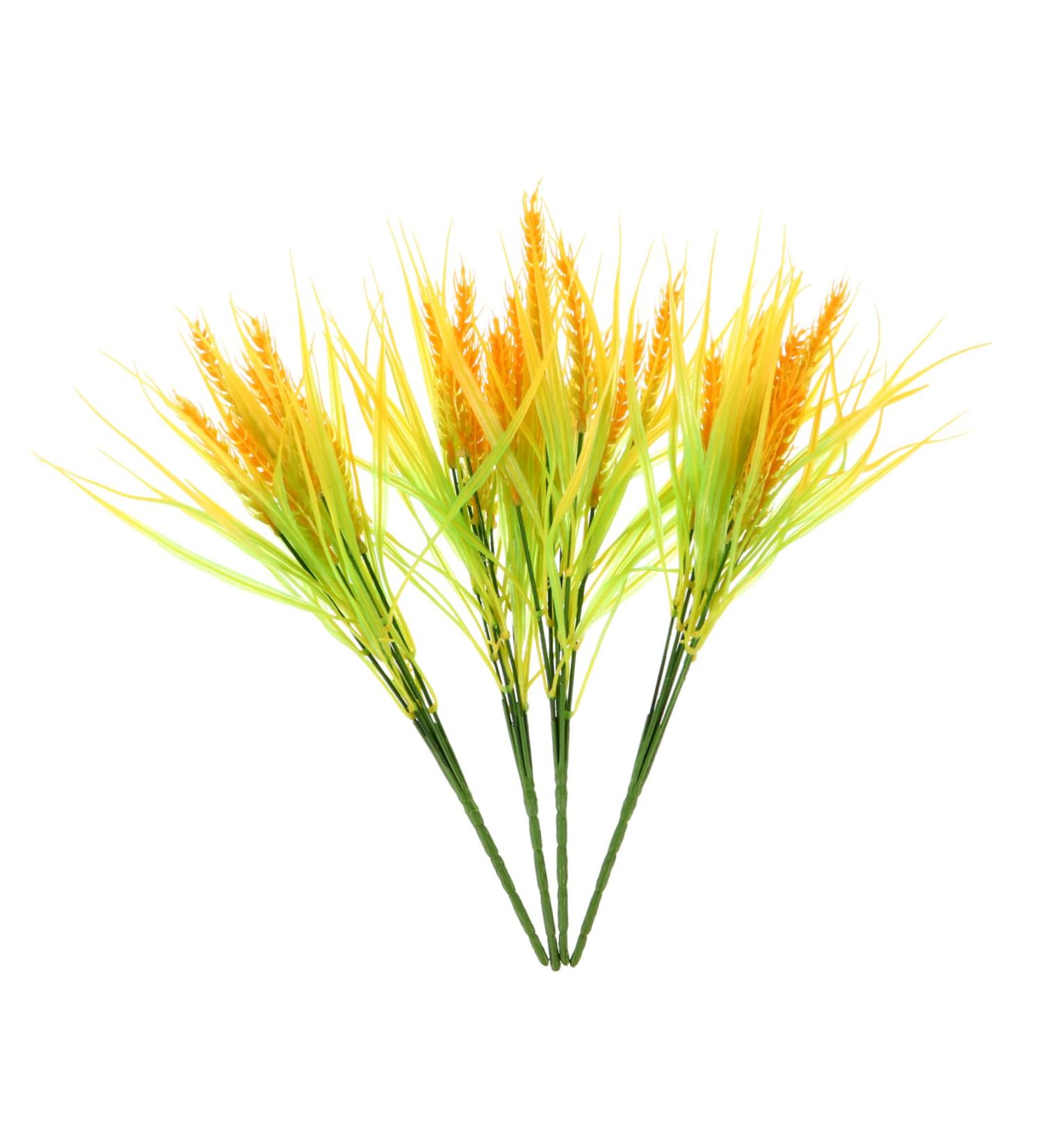 Amosfun 4pcs Simulated Ears of Wheat Dried Wheat Stems Dried Wheat Ear Dried Wheat Bundle Home D cor Dried Wheat Stalks Wheat Decoration House Ornaments Plastic Household Dry Ears of Wheat - Buy Online on GoSupps.com