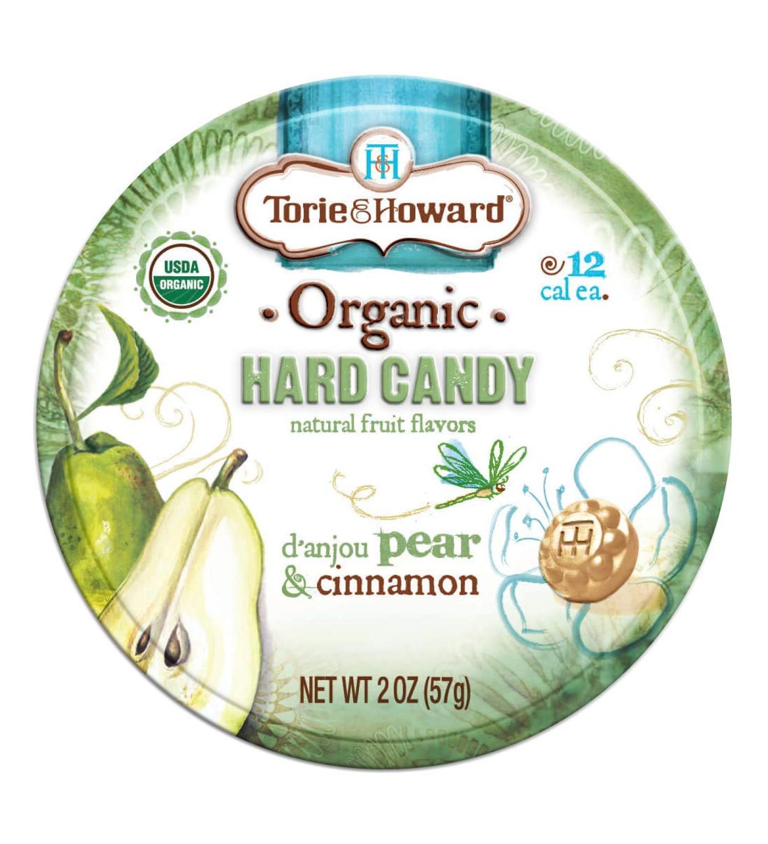 Torie & Howard Pear & Cinnamon Candy Tin - 2 oz | Natural Gourmet Treats - Buy Online on GoSupps.com
