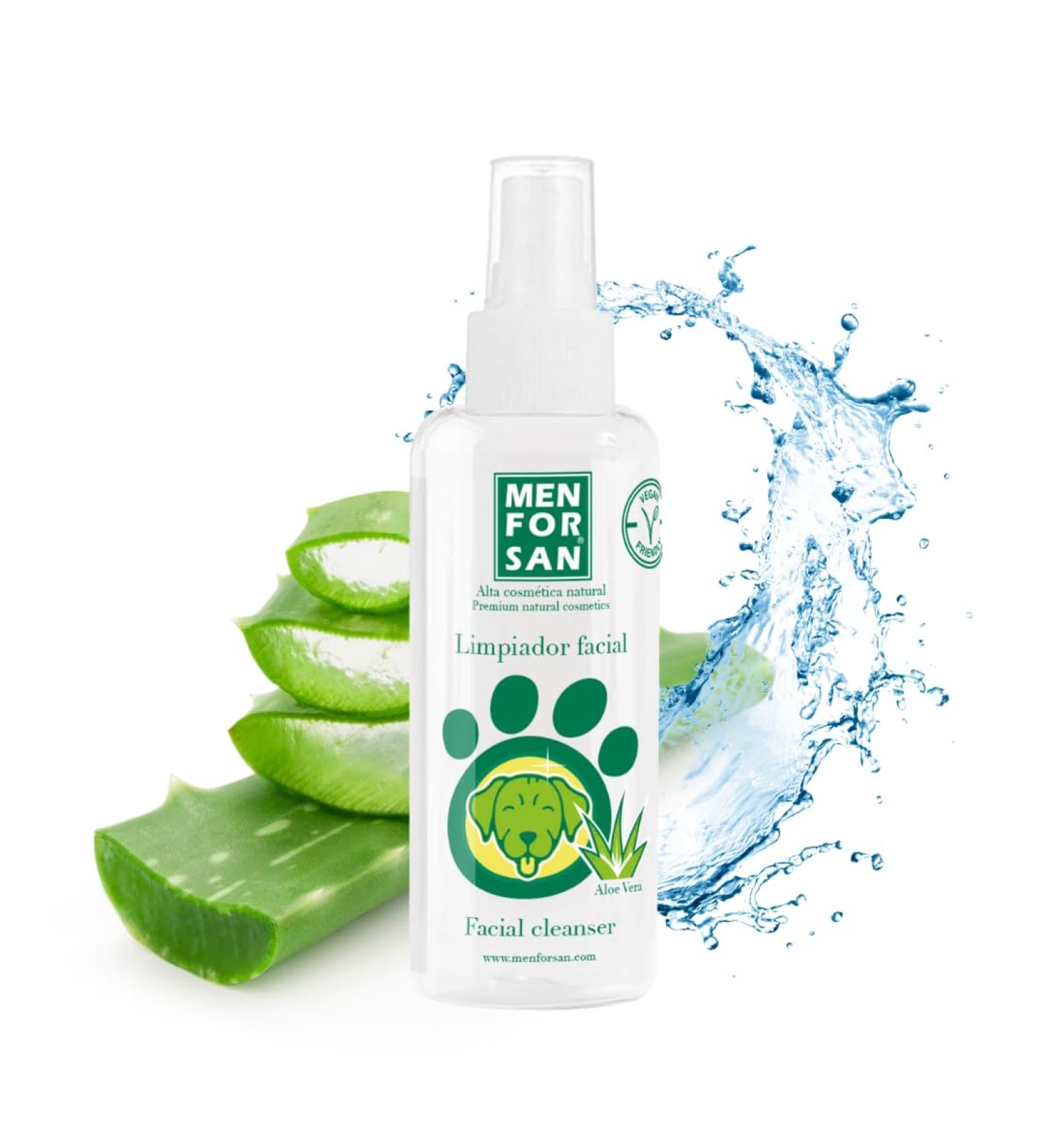 MENFORSAN Facial Cleanser for Dogs with Organic Aloe Vera Culture 60 ML - Buy Online on GoSupps.com