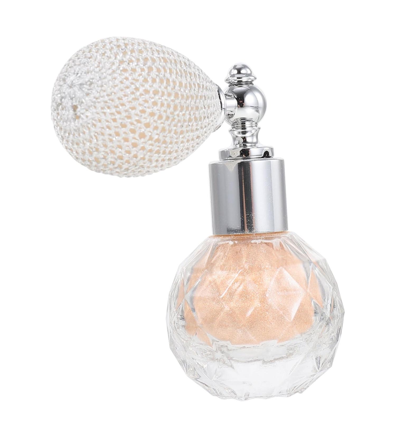 NOLITOY 1pc Body Air Bag Powder Spray Bottles Glitter Spray Pump Highlighter Sprayer Filling Pump Miss Face Golden 7x5.5cm - Buy Online on GoSupps.com