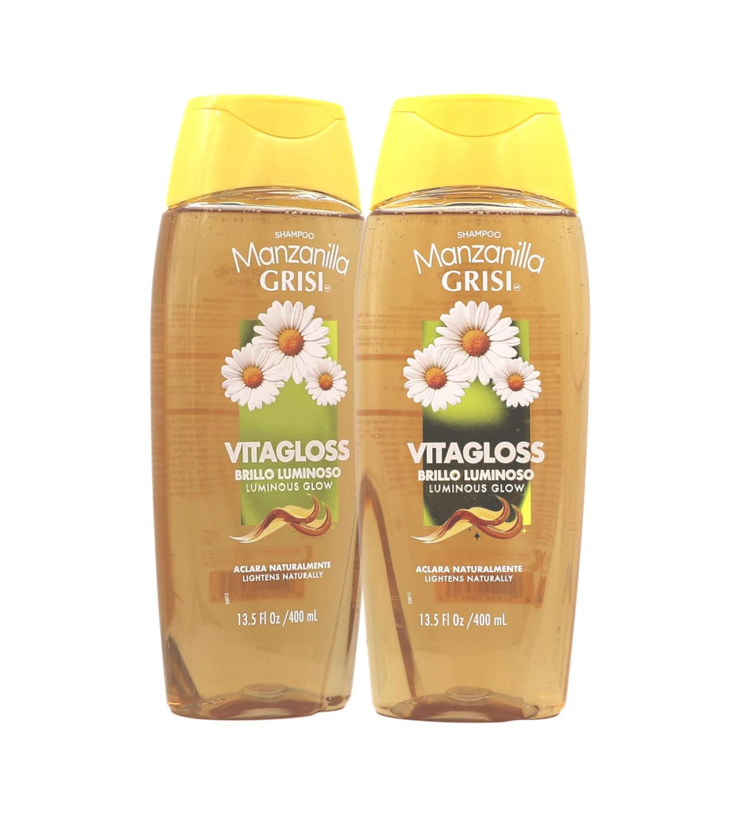 Manzanilla Grisi Cleansing Shampoo with Chamomile Extract - 2 Pack 13.5 FL Oz Bottles - Buy Online on GoSupps.com