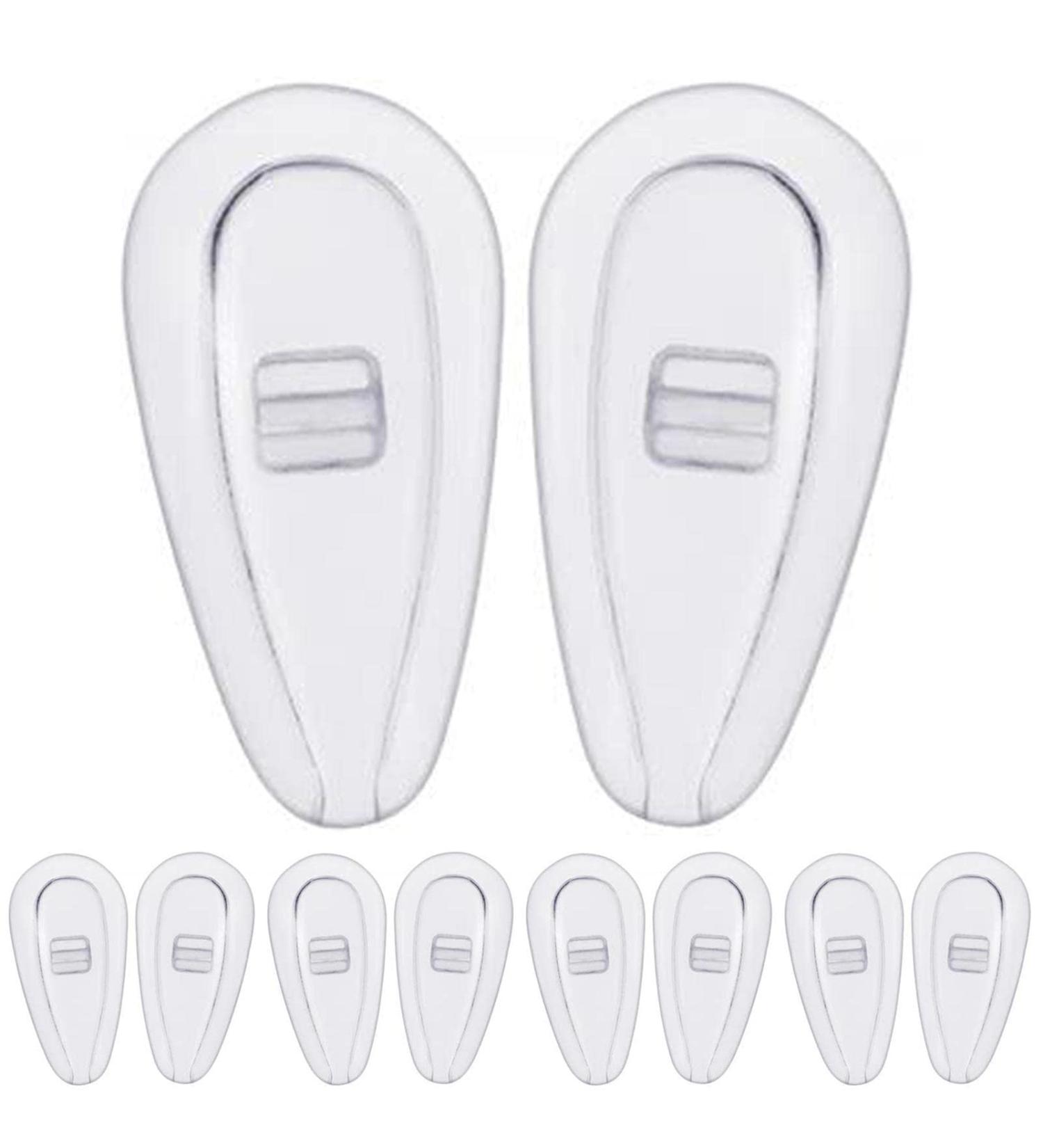 Buy Aizuoni Silicone Glasses Pad Replacement - 5 Pairs Anti-Slip Nose Pads for Glasses & Sunglasses - Buy Online on GoSupps.com