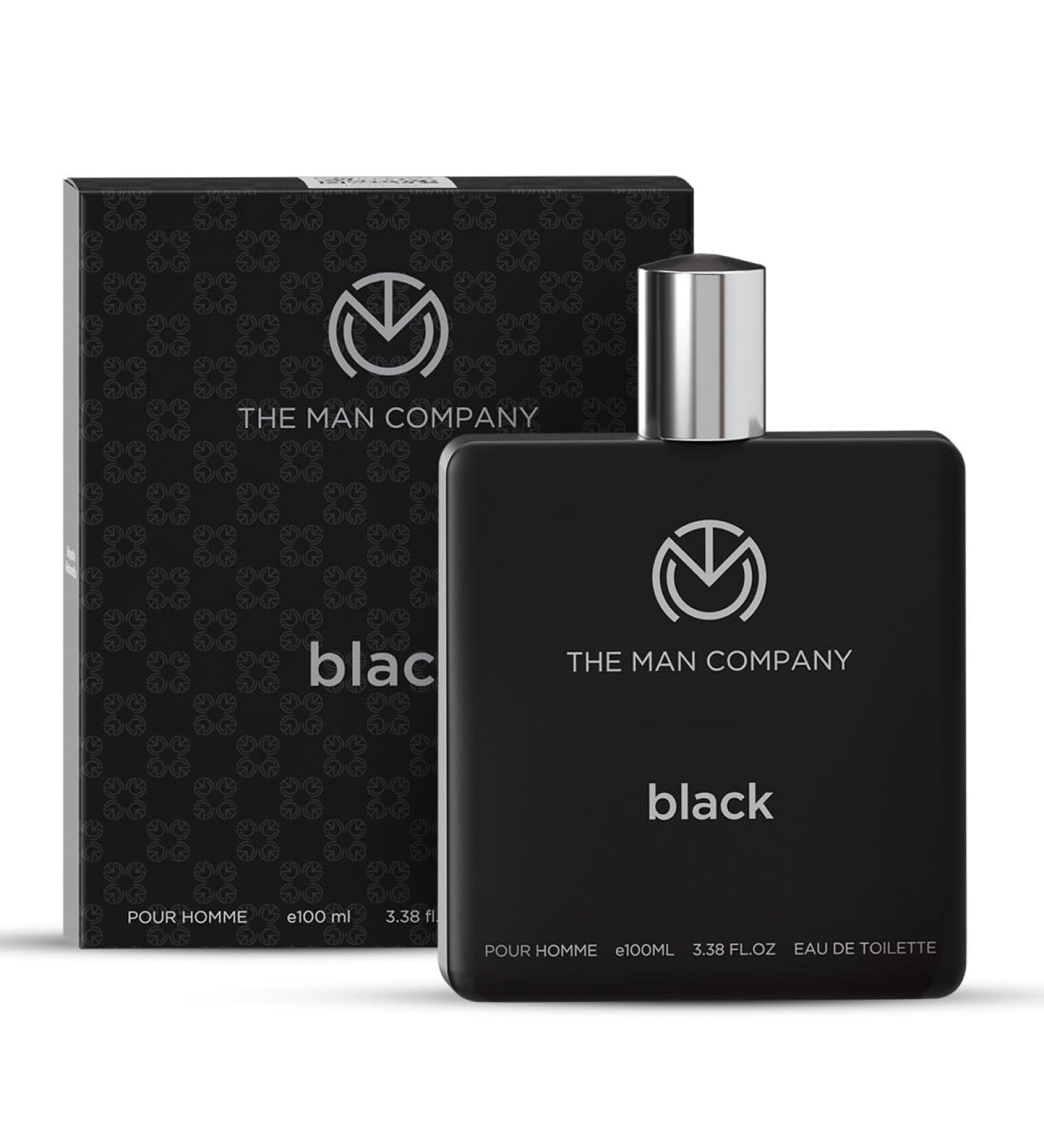 Bloom Beauty The Man Company Fresh Black EDT Perfume for Men - 100Ml | Premium Long-Lasting Fragrance | Gift for Him - Buy Online on GoSupps.com