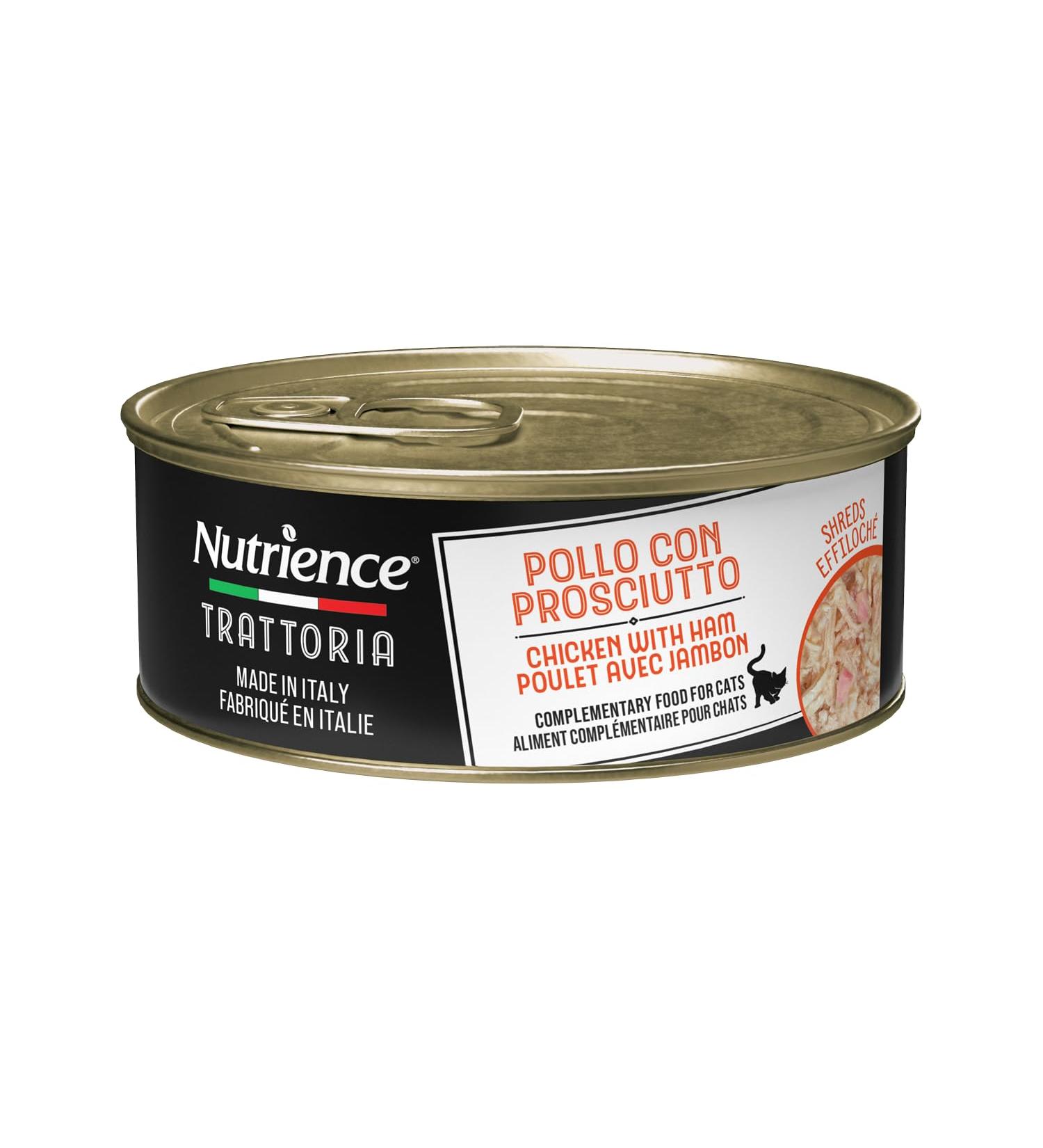 Nutrience Trattoria Chicken with Ham Shreds Cat Food - 70 g - Buy Online on GoSupps.com