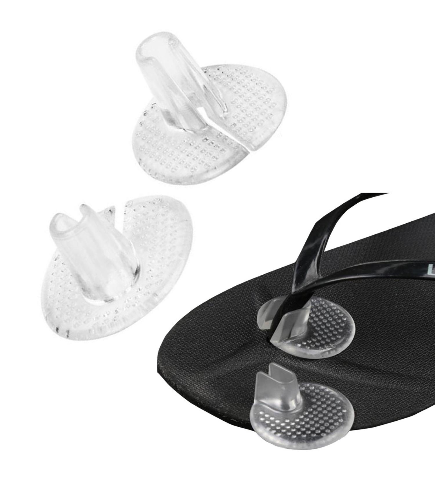 5 Pairs Silicone Gel Thong Sandal Toe Protectors - Clear Flip Flop Gel Pads for Men & Women - Buy Online on GoSupps.com