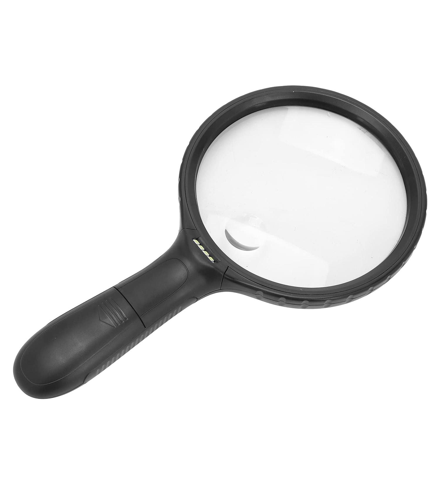 LED Magnifying Glass Reading Magnifying Glasses Practical Lightweight Portable for Reading for Exploring Nature - Buy Online on GoSupps.com