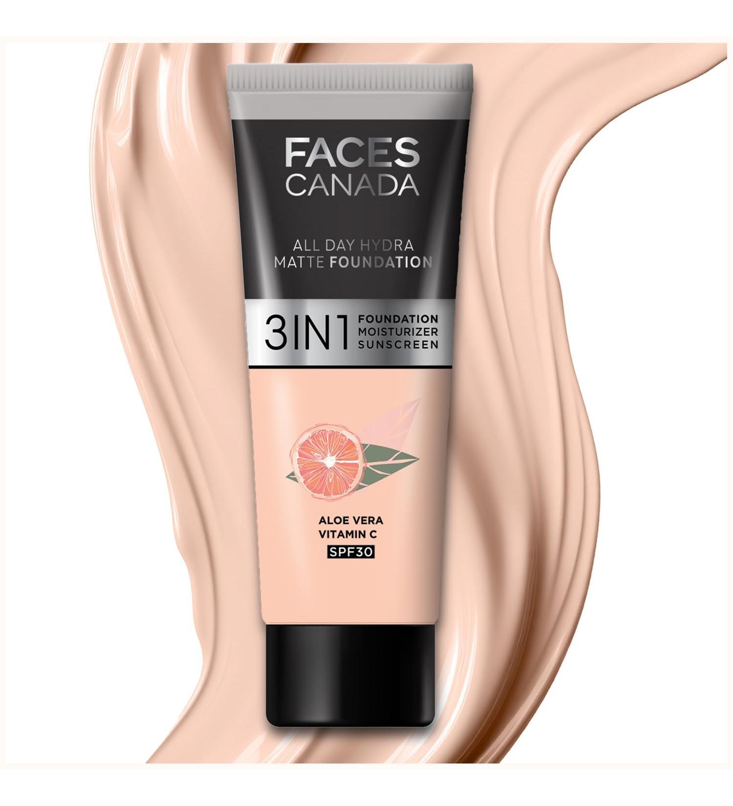 Hydra Matte Foundation - Mini | 3-in-1 Foundation + Moisturizer | Aloe Hydration & Vitamin C | Long Wear | Medium to High Buildable Coverage | Rose Ivory 15ml - Buy Online on GoSupps.com