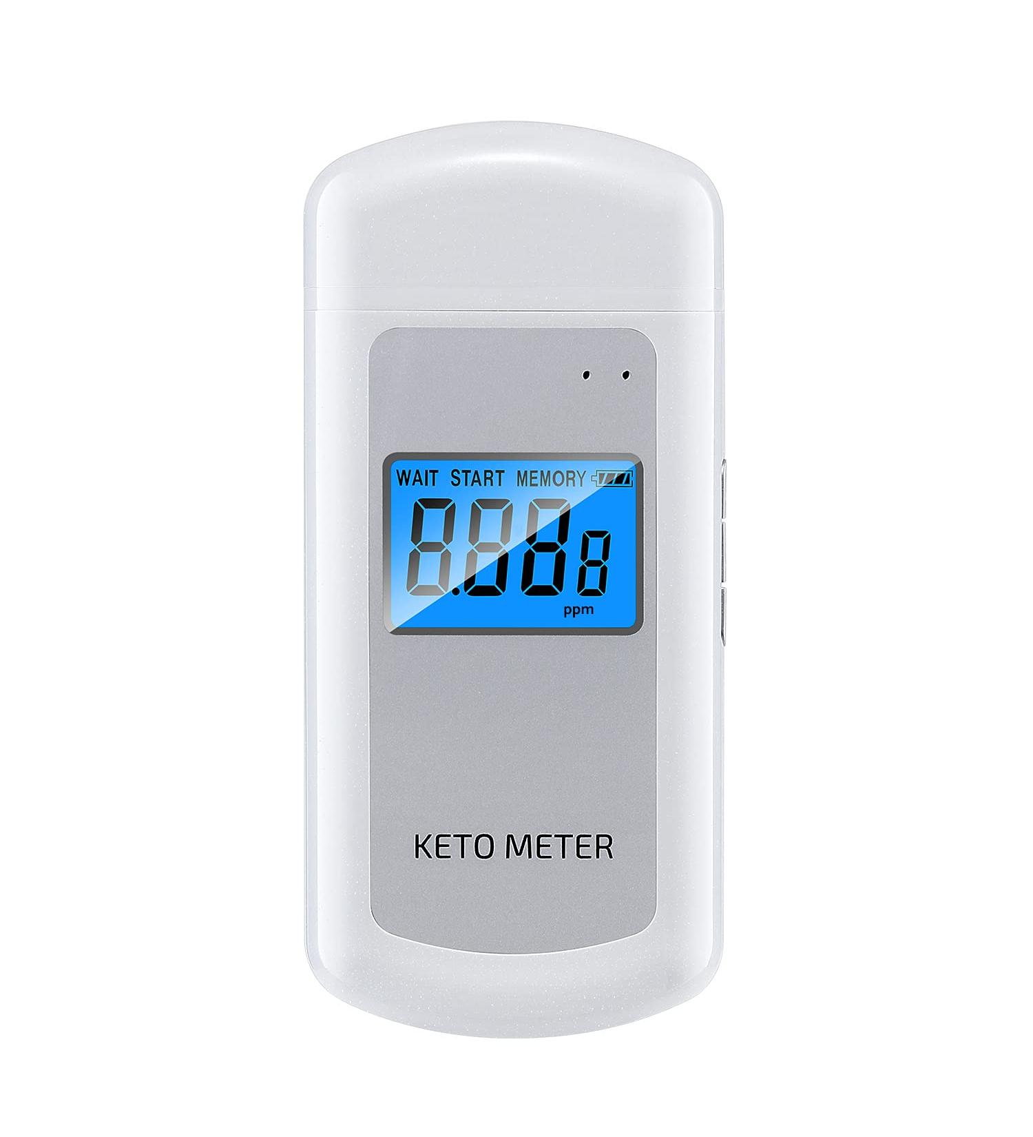 Ketone Breath Meter: Monitor Fat Metabolism & Keto Levels with 10 Mouthpieces - Buy Online on GoSupps.com