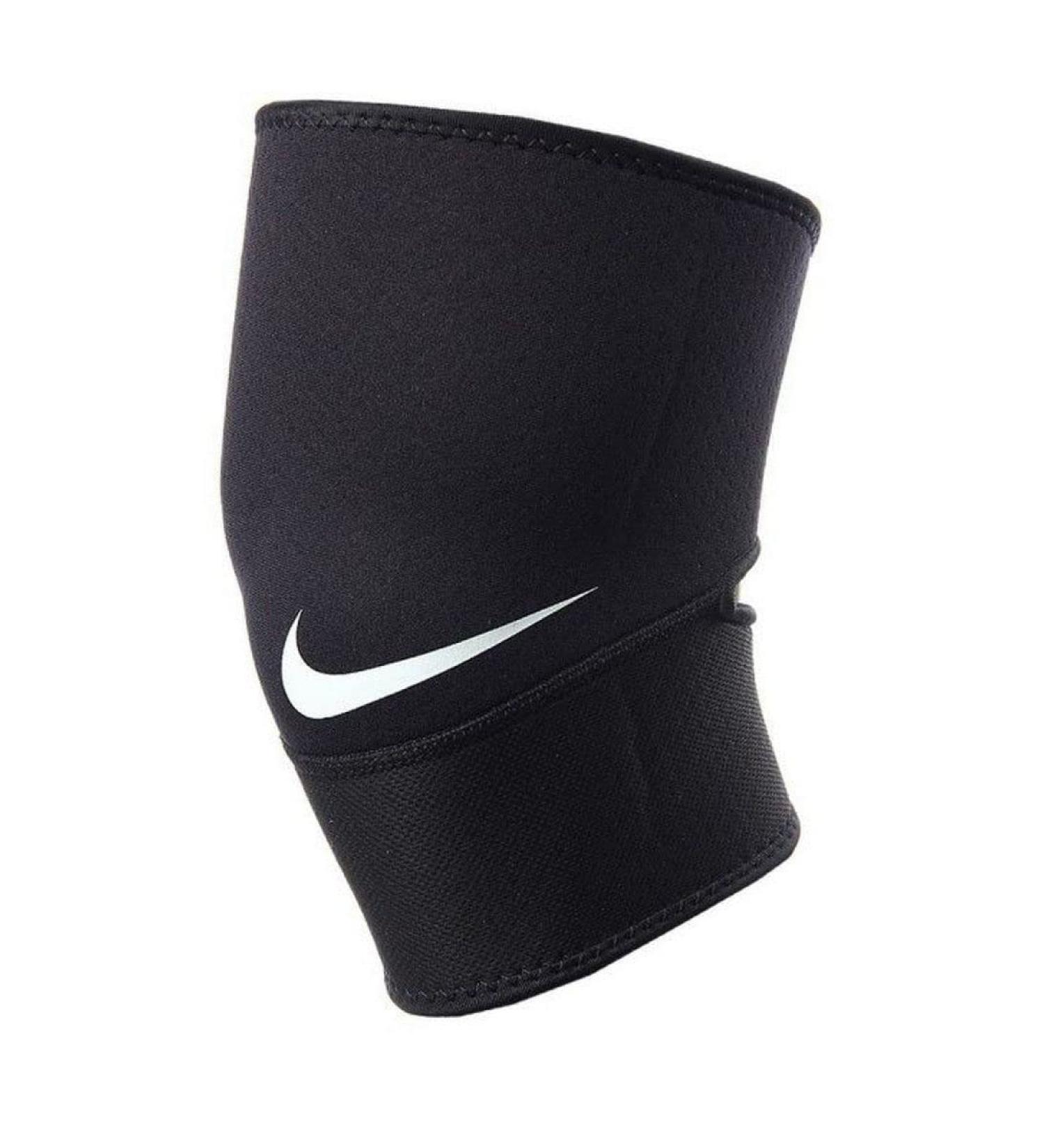 Nike Unisex Pro Closed Patella Knee Sleeve 2.0 (B(NMS41-010)/W Large) Large B(NMS41-010)/W