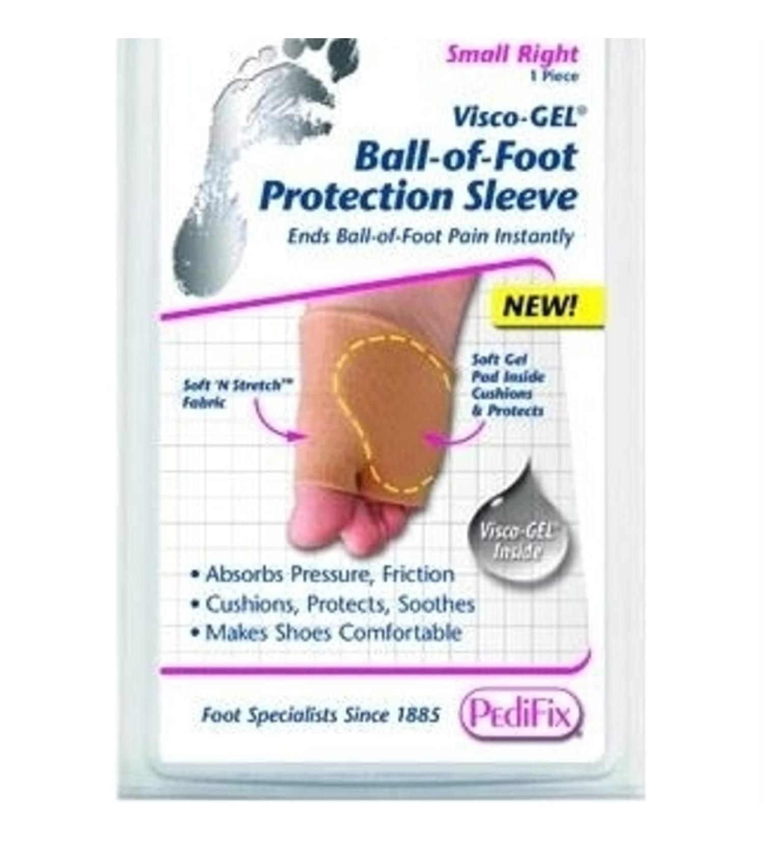 Visco-Gel Ball-of-Foot Protection Sleeve Right Large 1 Pound