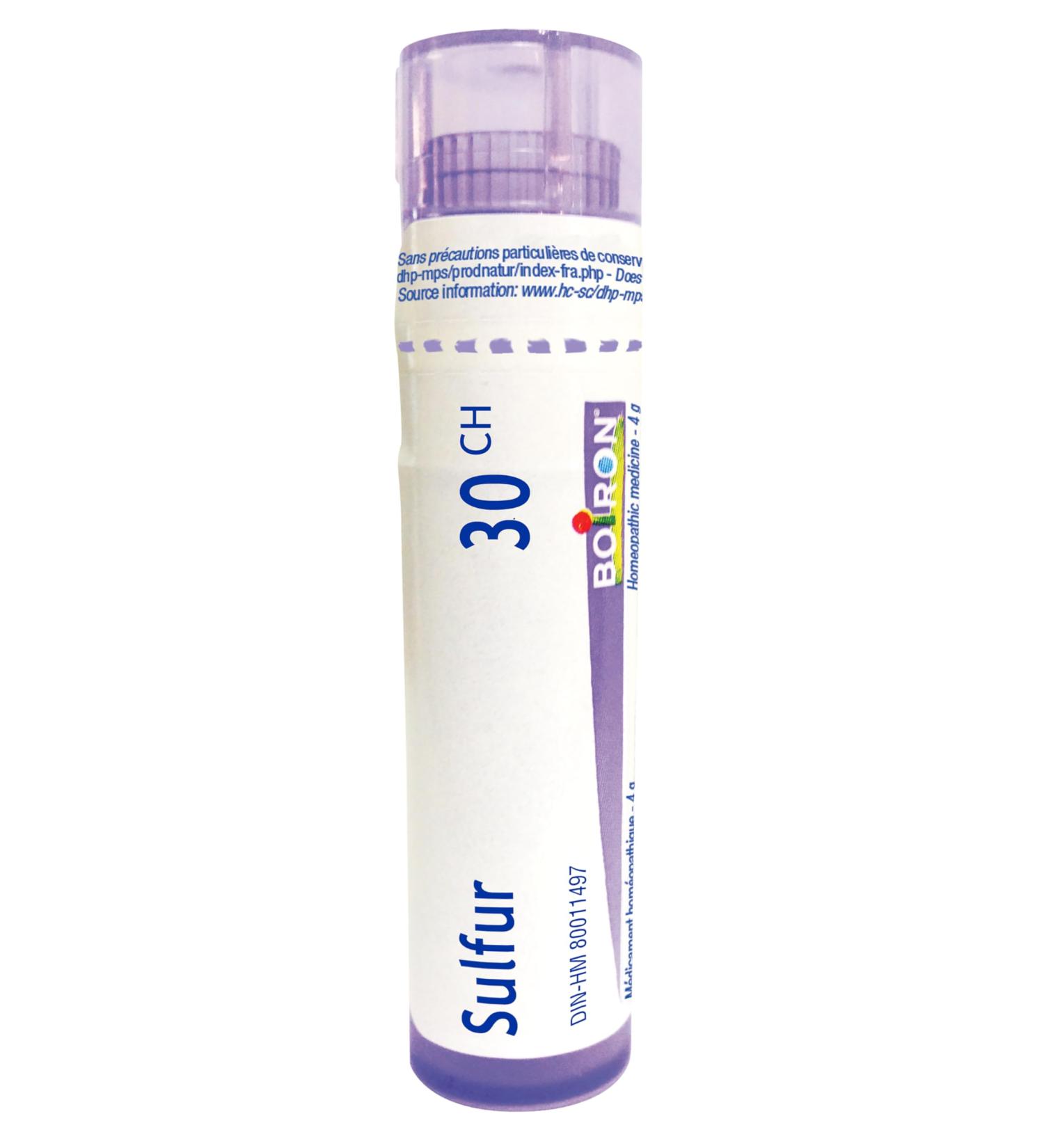 Sulfur 30ch Boiron Homeopathic Medicine 4 g (Pack of 1) - Buy Online on GoSupps.com
