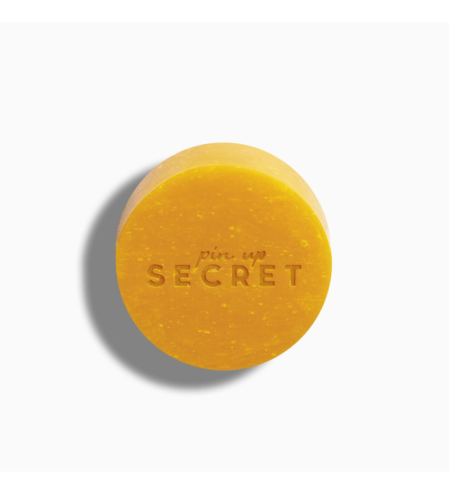 PIN UP SECRET - Secret Booster d' clat - Masque Visage Solide au Lait de Ch vre & Curcuma - Nettoyant & Anti-inflammatoire - limine les Points Noirs - Tous types de peaux - 70 gr 70 g (Lot de 1) - Buy Online on GoSupps.com