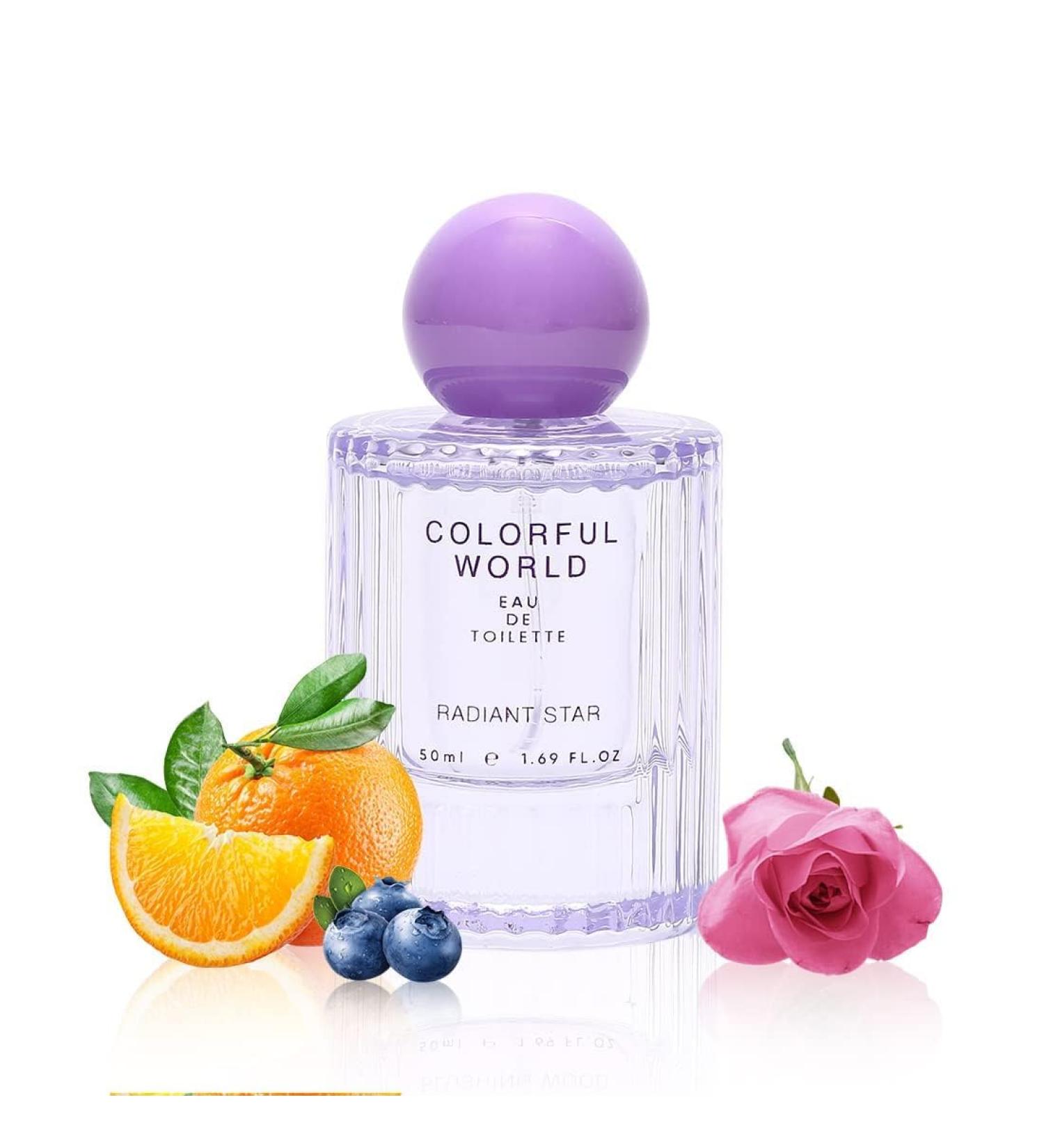 JP MINI-SO Perfume for Women EDT Luxury Perfume with Long Lasting Fragrance for Everyday Wear Floral and Fruity Fresh Scent Colorful World Serie (Radiant Star) 50ML - Buy Online on GoSupps.com