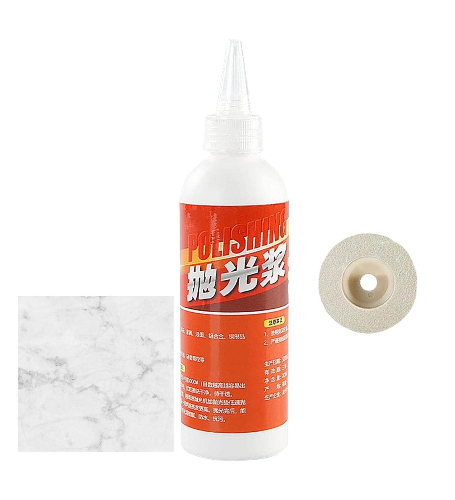Marble Polishing Brightening Agent | 200g Stone Nanocrystal Coating Granite Cleaner Stone - Stone Crystal Plating Agent for Kitchen Strong Protective No Buildup Countertop Cleaner Gyouza - Buy Online on GoSupps.com