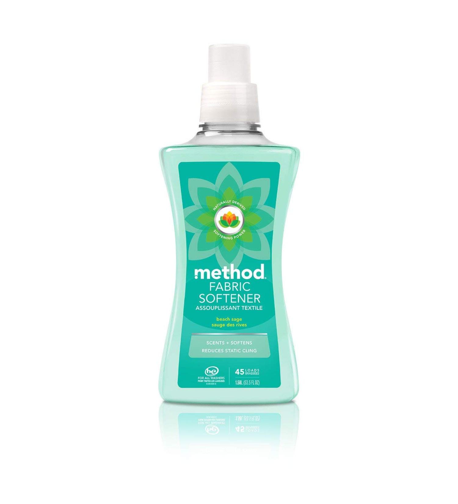 Method Fabric Softener Beach Sage 45 Loads 53.5 oz - Reduces Static Cling - Pack of 1 - Buy Online on GoSupps.com
