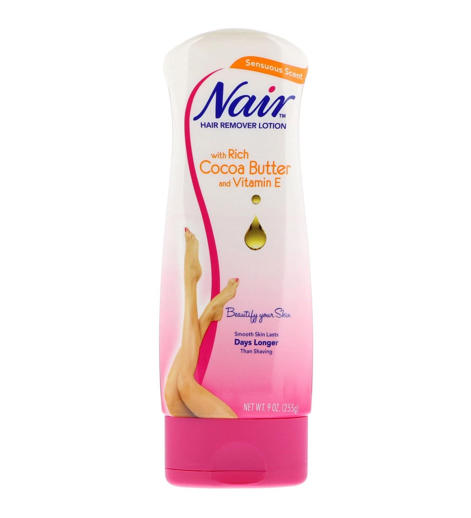 Nair Hair Removal Lotion  Cocoa Butter  9 Ounce Cocoa Butter & Vitamin E