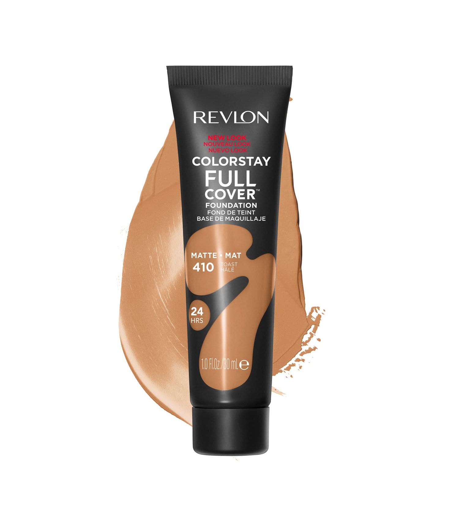 Revlon ColorStay Full Cover Matte Foundation in Toast (410) 30ml - Longwear, Heat & Sweat Resistant - Buy Online on GoSupps.com