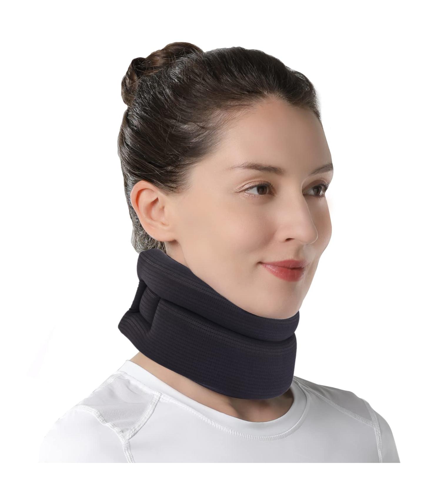 Willcom Neck Support for Pain Relief - Soft Neck Pillow for Sleep Vertebrae Alignment & Spine Pressure Relief - Comfort in Black - Buy Online on GoSupps.com